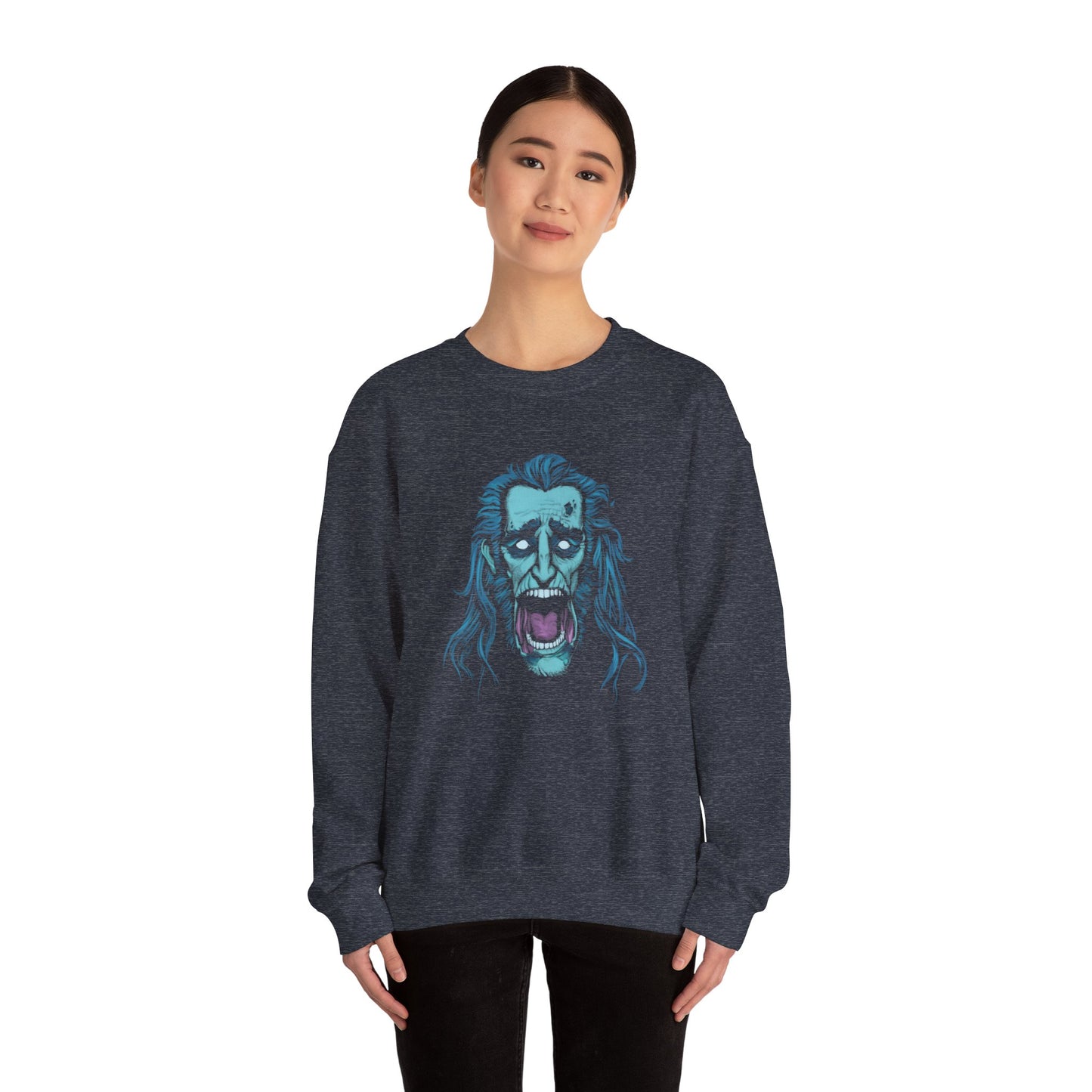 Jacob Marley | Blue/White | Figura Obscura | Sweatshirt