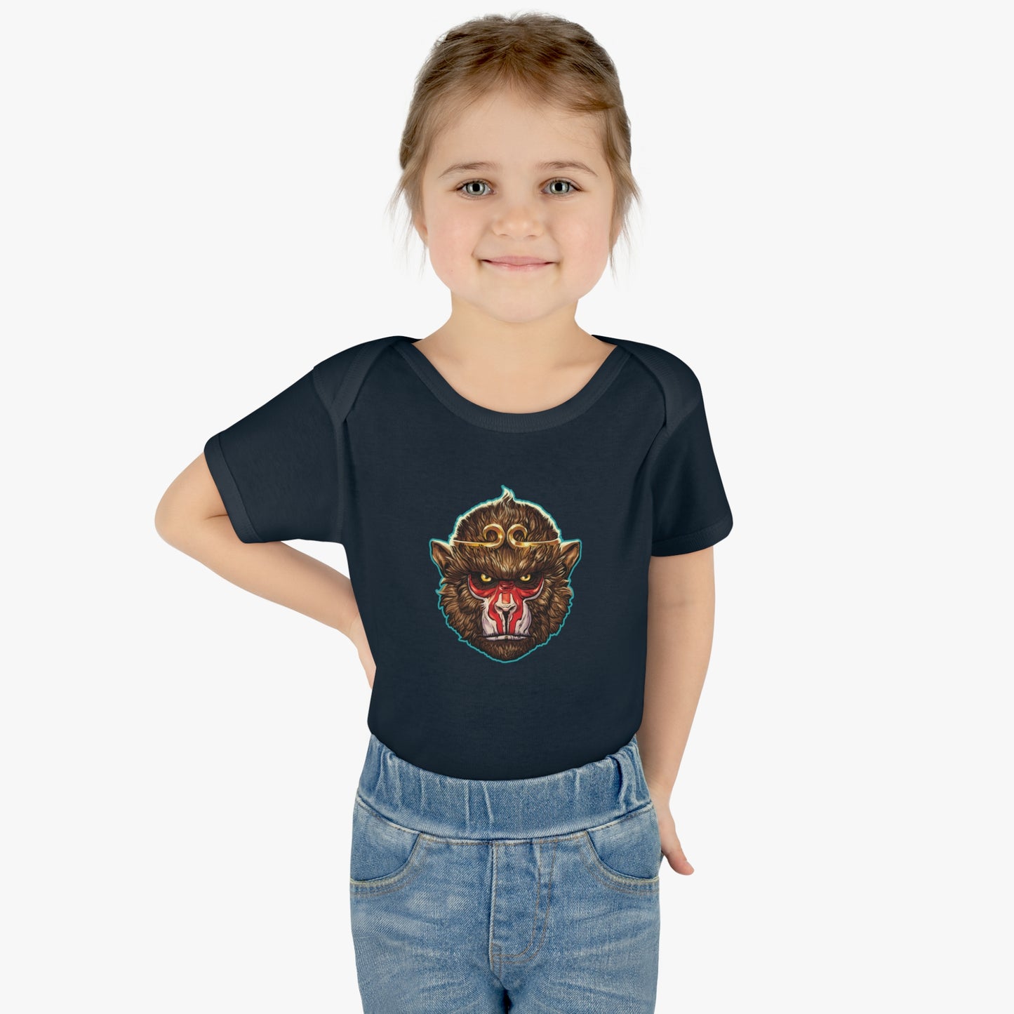 Monkey King, The v2 | Figura Obscura | Baby Bodysuit