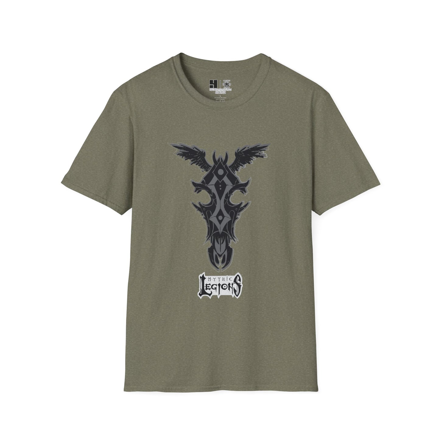4H | Wing | Skull Logo | w_ Logo | Mythic Legions | Soft T-Shirt
