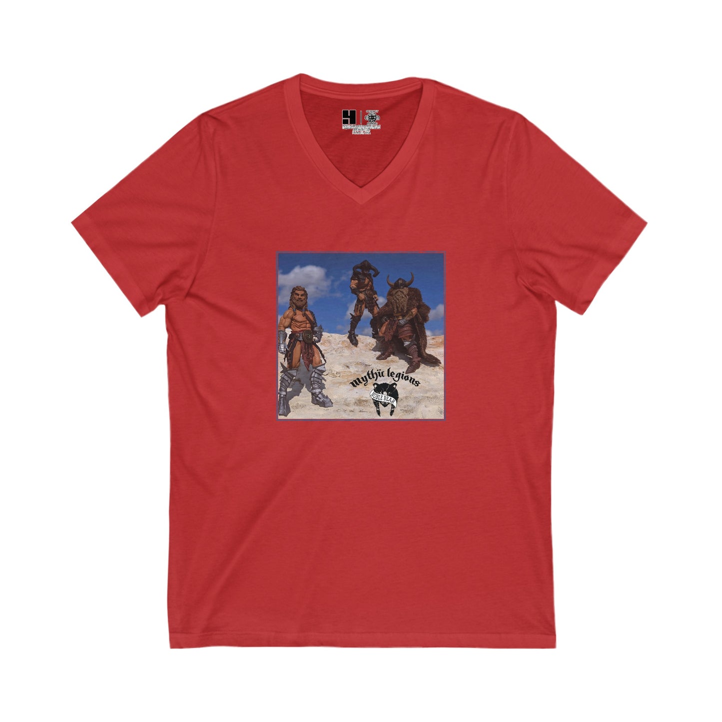 Noble Bear | Album Homage | Mythic Legions | V-Neck T-Shirt