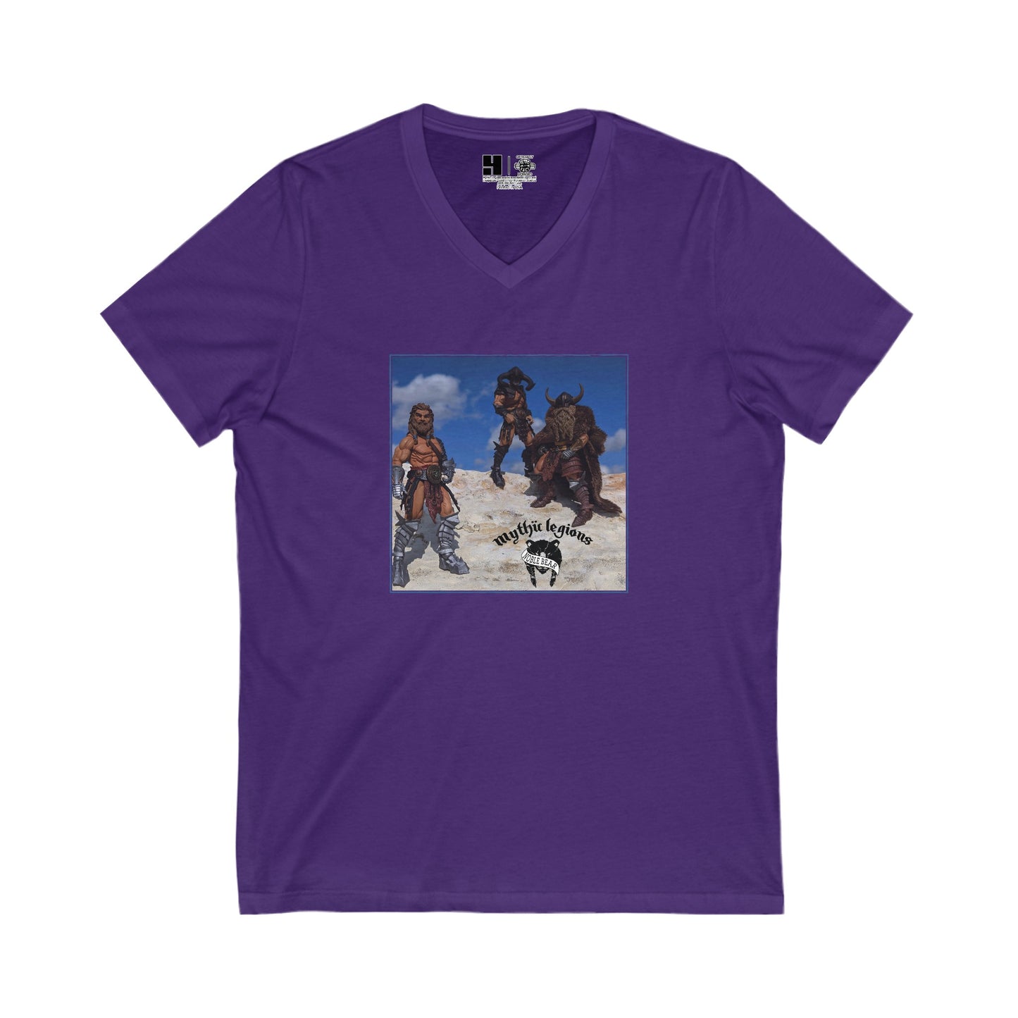 Noble Bear | Album Homage | Mythic Legions | V-Neck T-Shirt