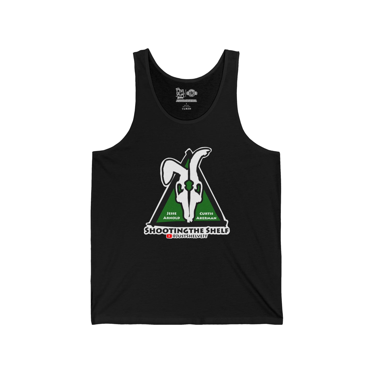 Shooting the Shelf Logo | Mythic Legions | Fan Art | Tank Top