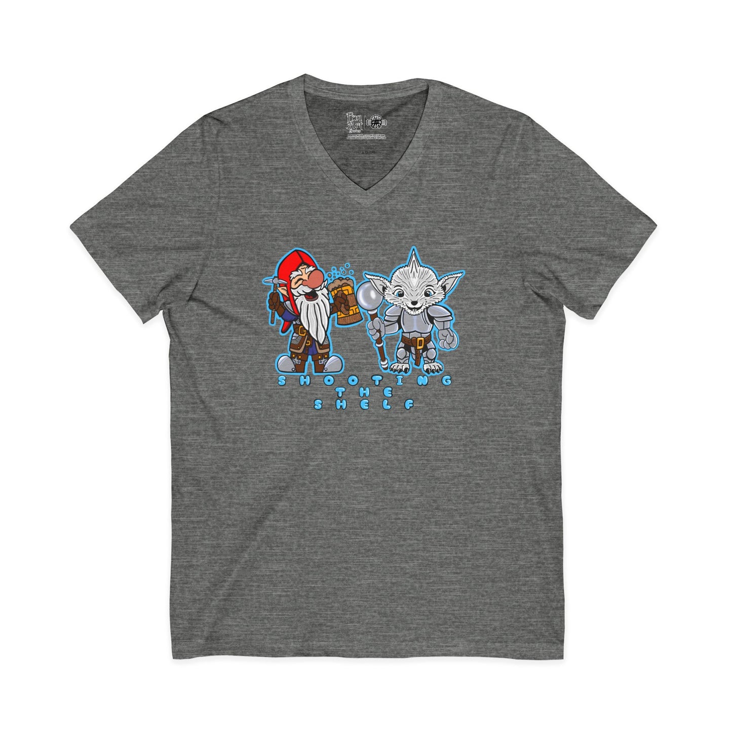 Shooting the Shelf | Mythic Legions | Fan Art | V-Neck T-Shirt