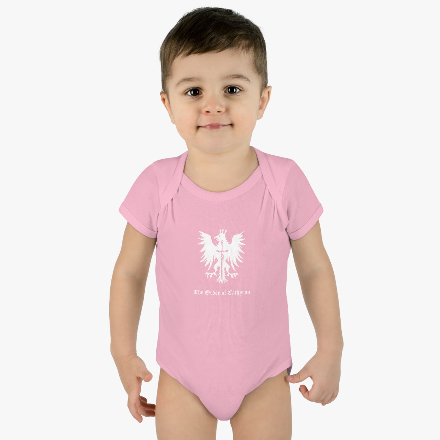 Order of Eathyron Logo Small | Mythic Legions | Baby Bodysuit