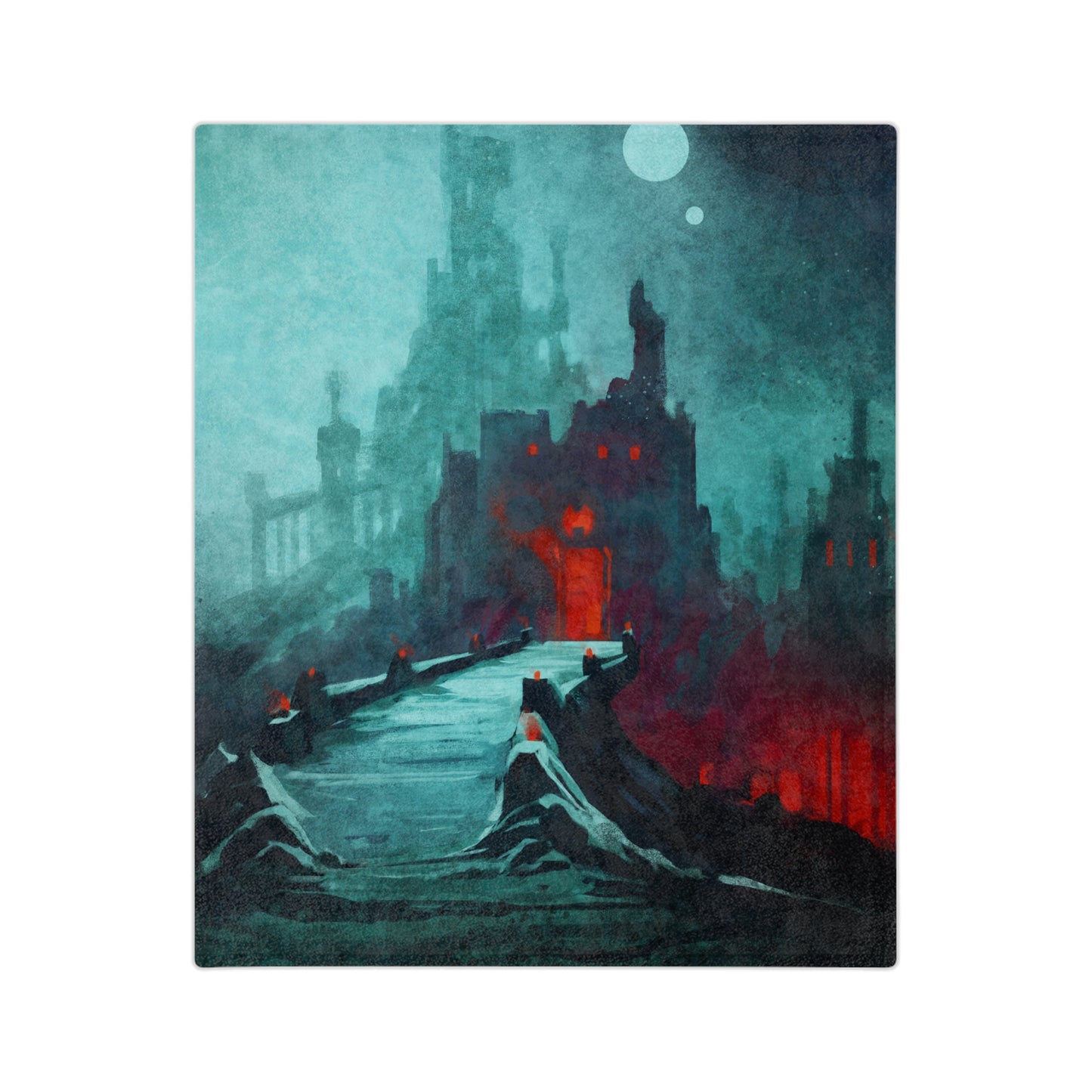 Equaddron Castle | Mythic Legions | Velveteen Microfiber Blanket