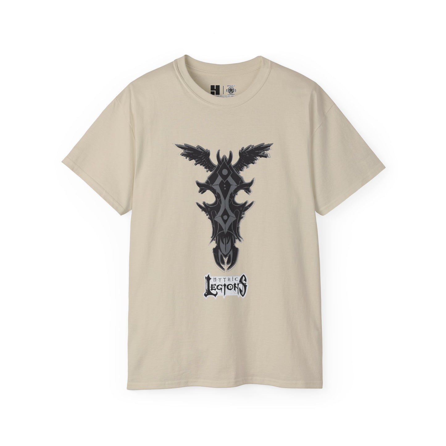4H | Wing | Skull Logo | w_ Logo | Mythic Legions | Standard T-Shirt