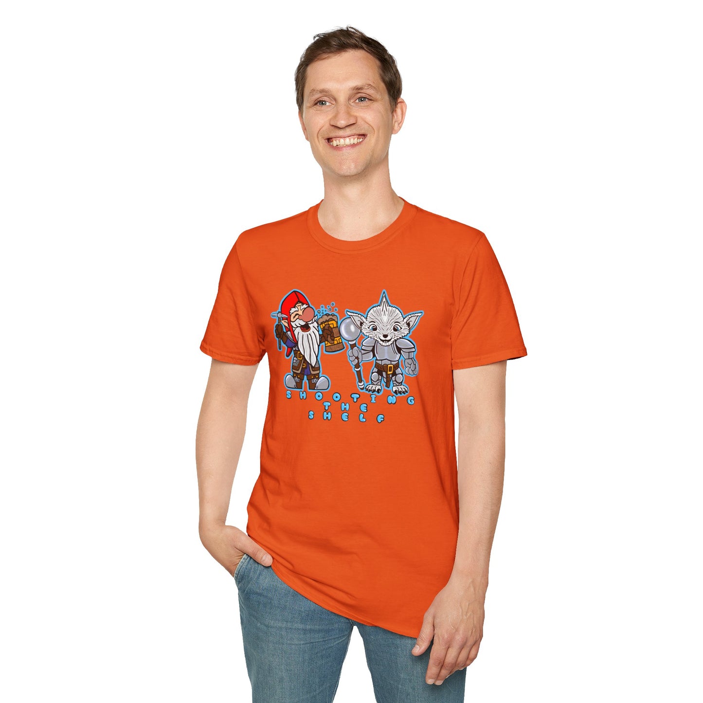 Shooting the Shelf | Mythic Legions | Fan Art | Soft T-Shirt