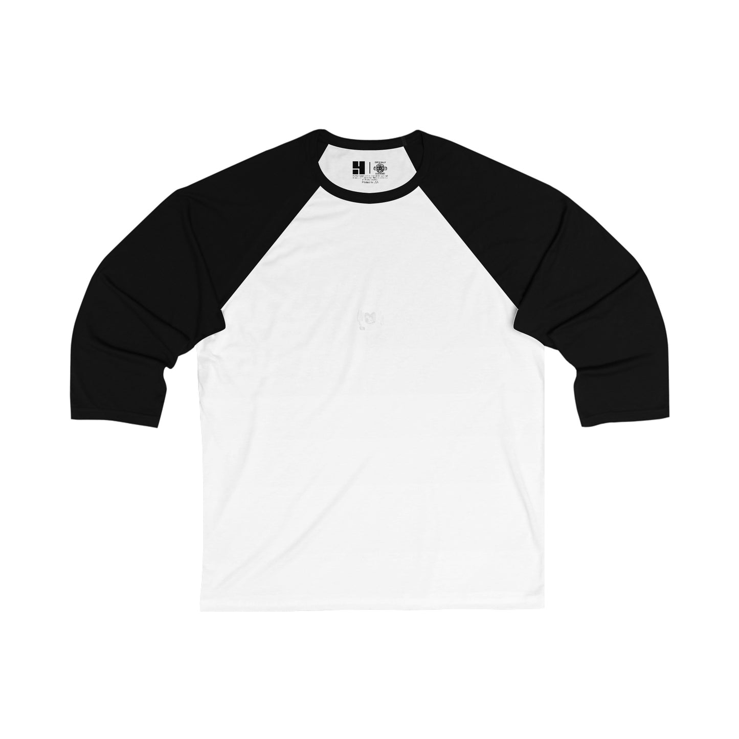 Jacob Marley | White | Figura Obscura | 3\4 Sleeve Baseball T-Shirt