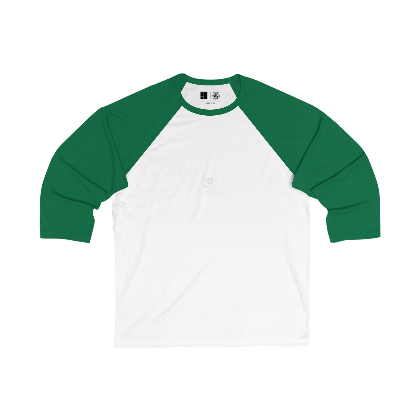 Jacob Marley | White | Figura Obscura | 3\4 Sleeve Baseball T-Shirt