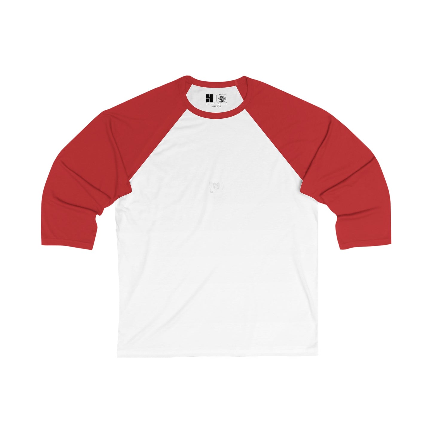 Jacob Marley | White | Figura Obscura | 3\4 Sleeve Baseball T-Shirt