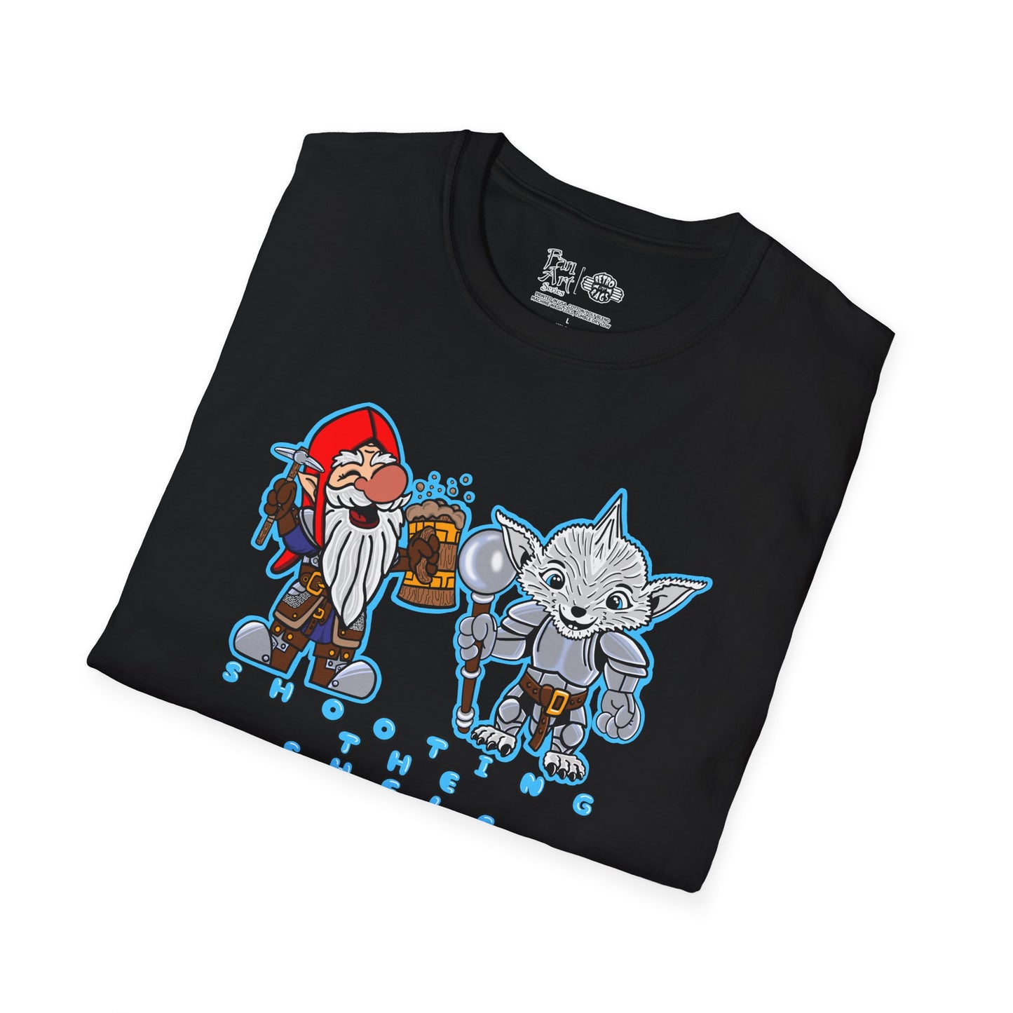 Shooting the Shelf | Mythic Legions | Fan Art | Soft T-Shirt