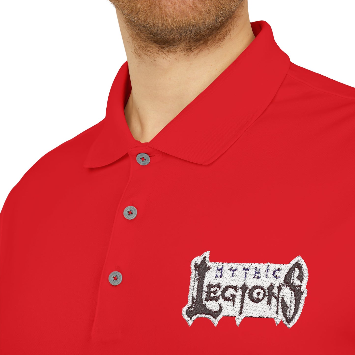 Embroidered Adidas Performance Polo | Mythic Legions OG Logo