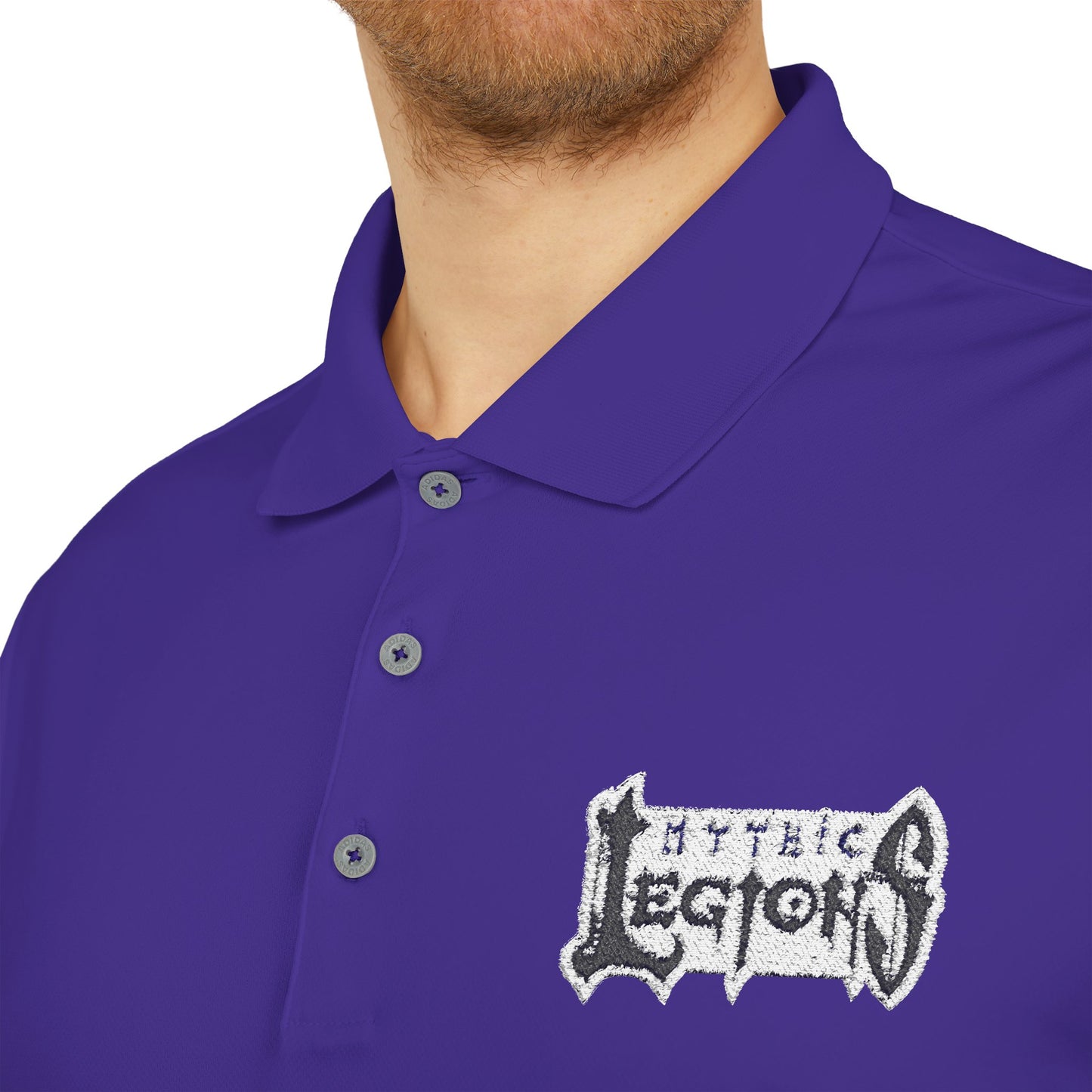 Embroidered Adidas Performance Polo | Mythic Legions OG Logo