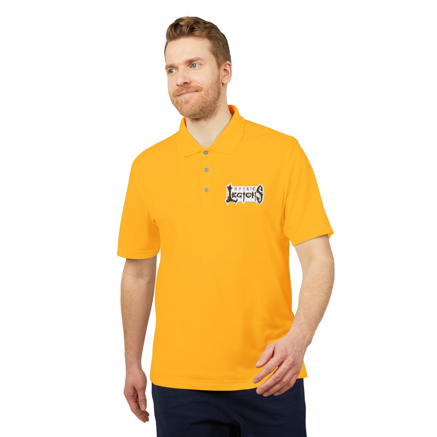 Embroidered Adidas Performance Polo | Mythic Legions OG Logo