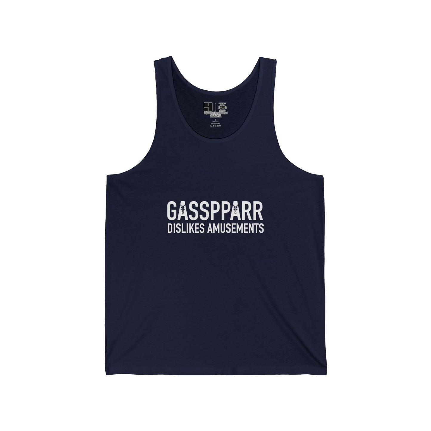 Gasspparr Dislikes Amusements | Cosmic Legions | Tank Top