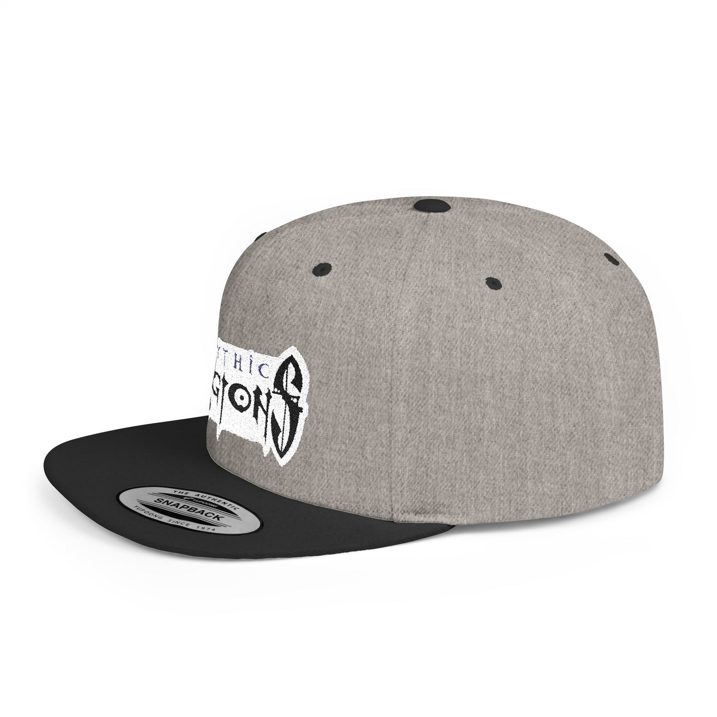 Embroidered Flat Bill Snapback Hat | Mythic Legions Logo OG