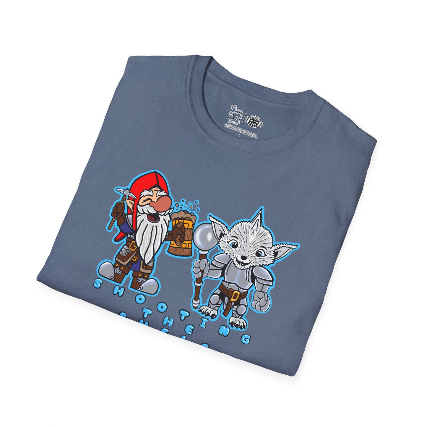 Shooting the Shelf | Mythic Legions | Fan Art | Soft T-Shirt