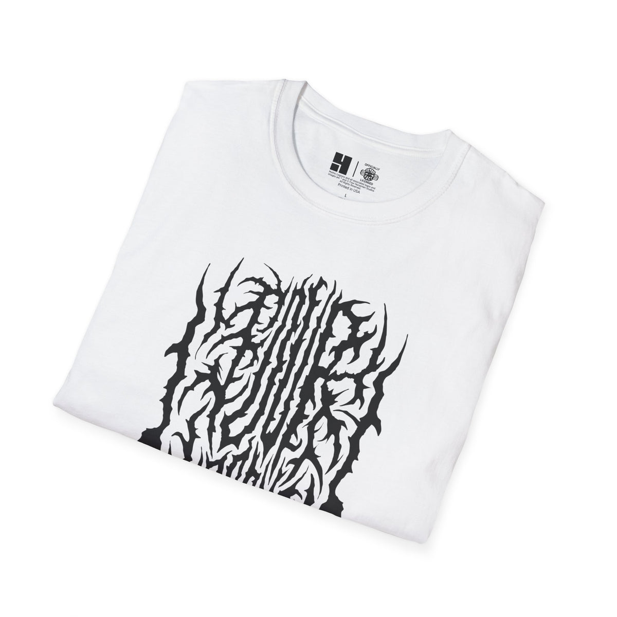 4H Metal Logo Black | Mythic Legions | Soft T-Shirt