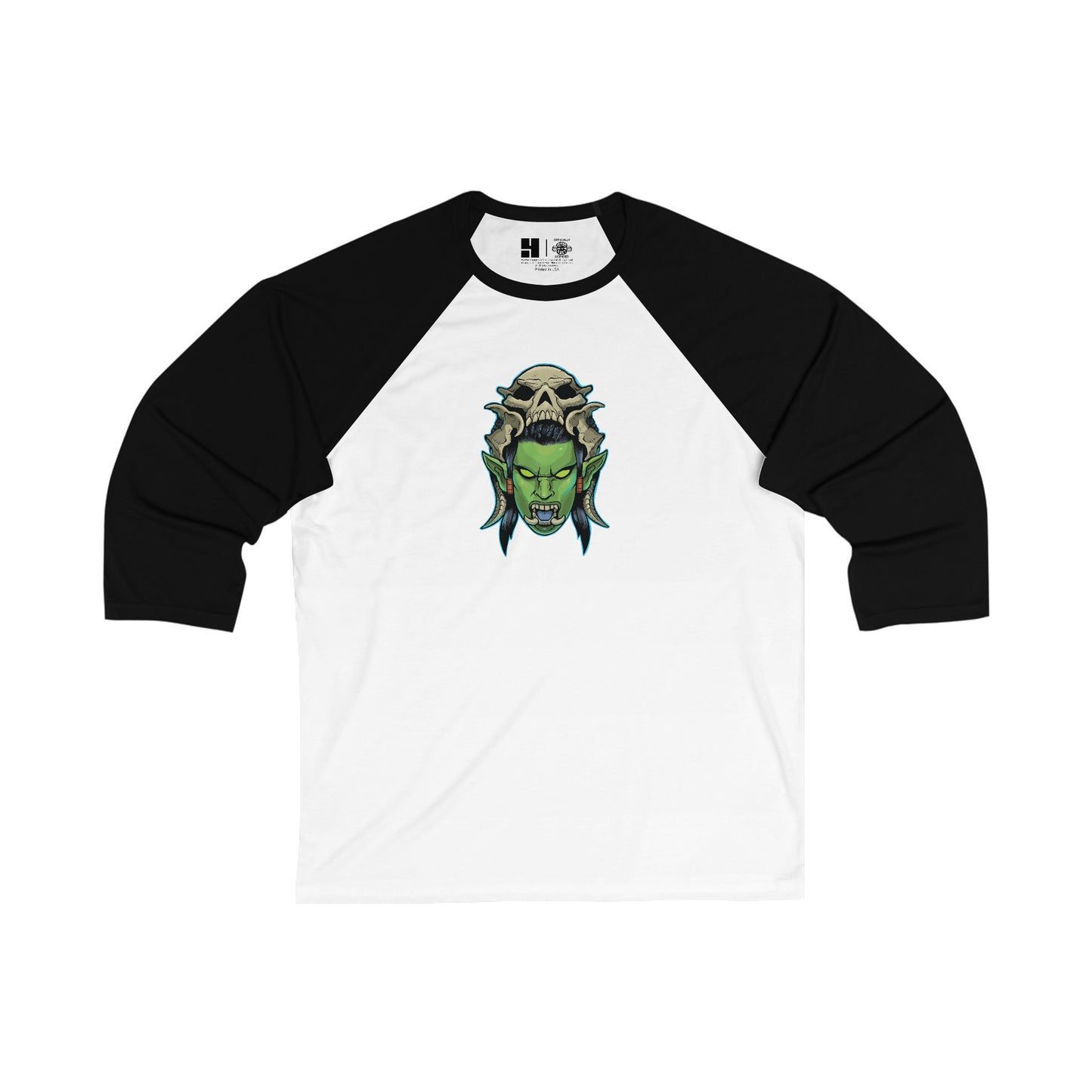 Queen Urkzaa | Miss Monster | Mythic Legions | 3\4 Sleeve Baseball T-Shirt