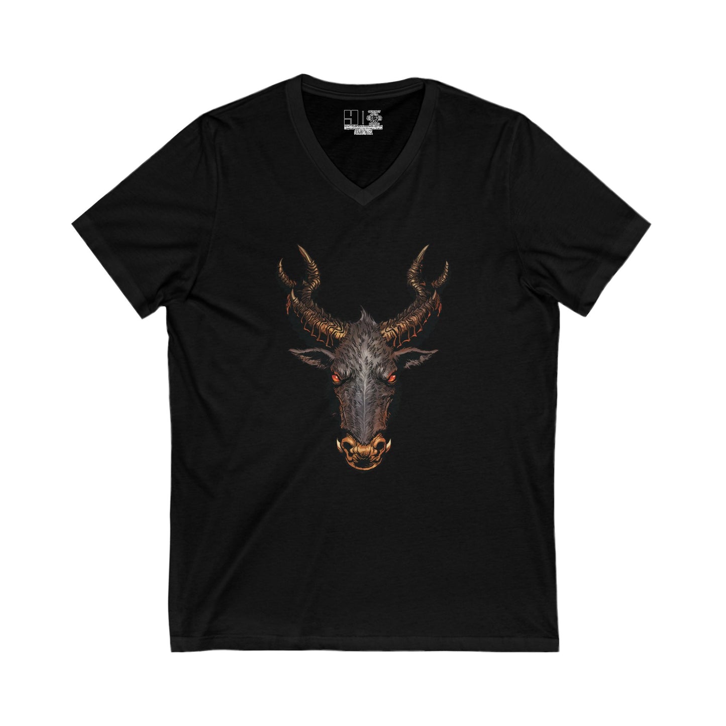 The Jersey Devil | Figura Obscura | V-Neck T-Shirt