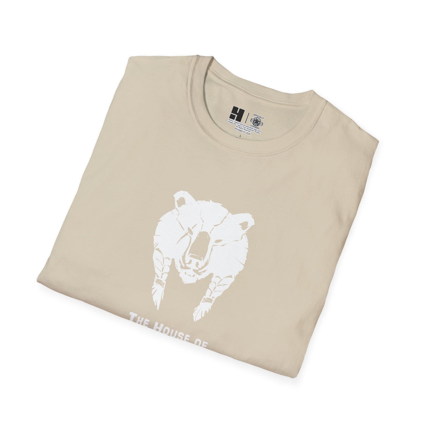 House of the Noble Bear Logo Small | Mythic Legions | Soft T-Shirt