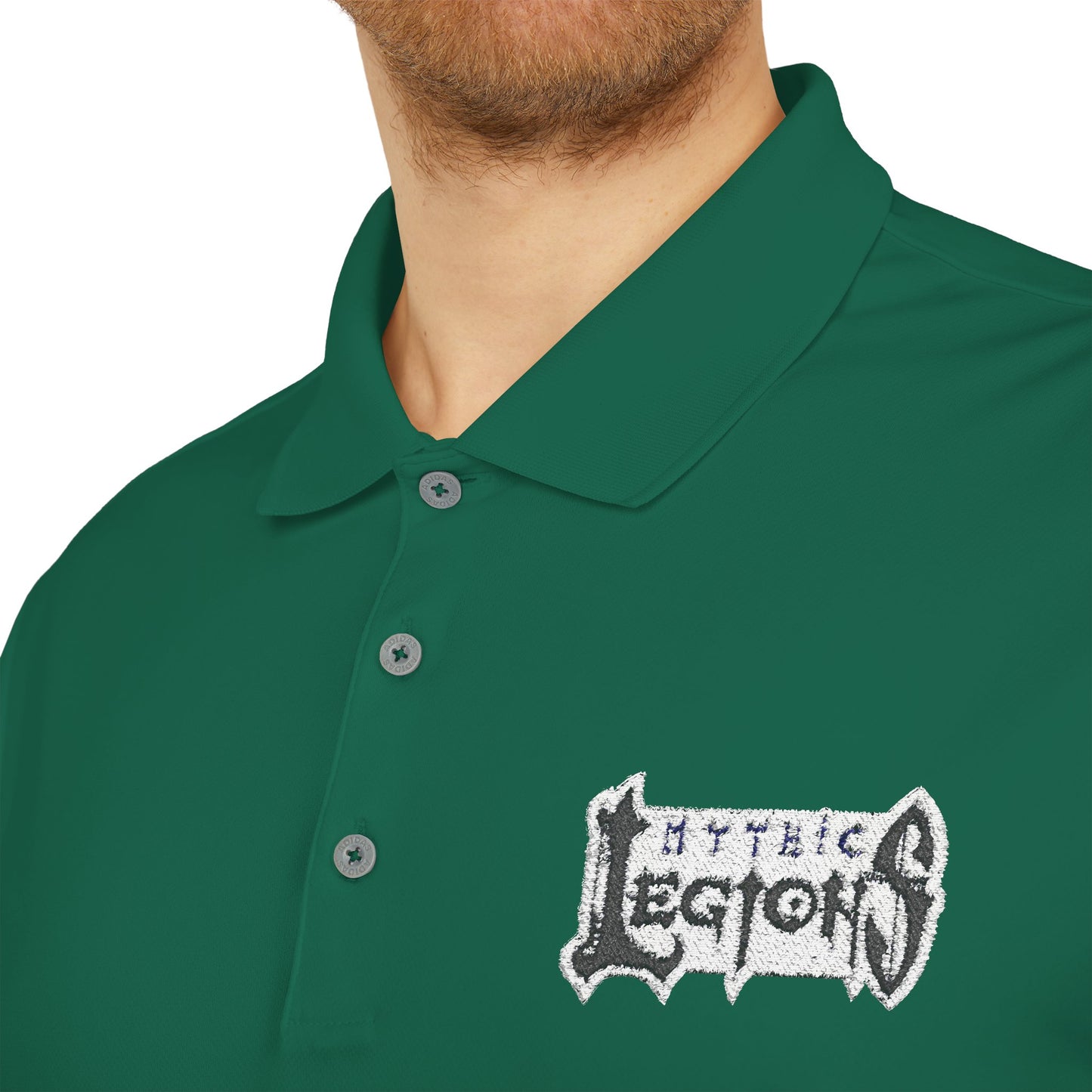 Embroidered Adidas Performance Polo | Mythic Legions OG Logo