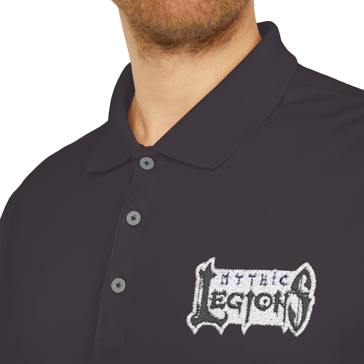 Embroidered Adidas Performance Polo | Mythic Legions OG Logo