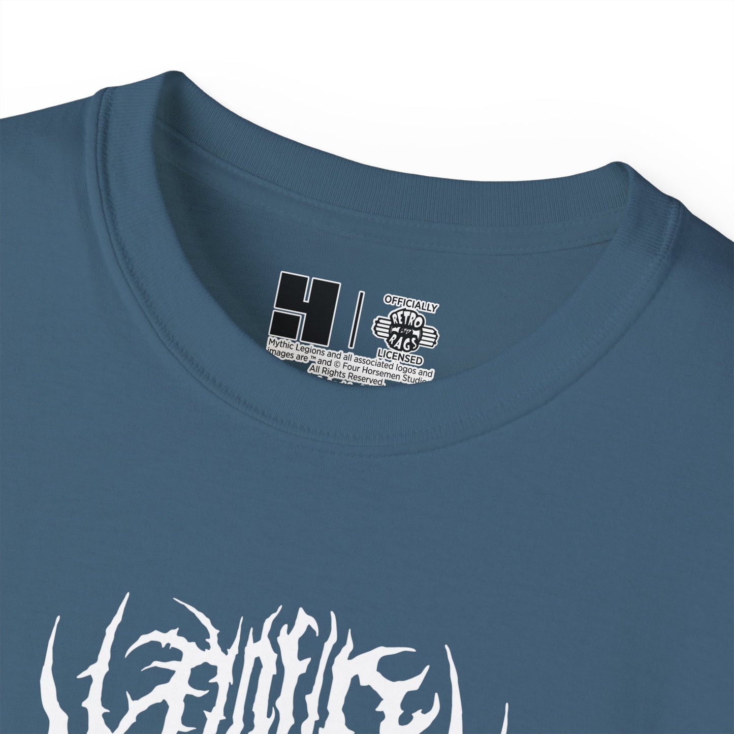 4H Metal Logo White | Mythic Legions | Standard T-Shirt