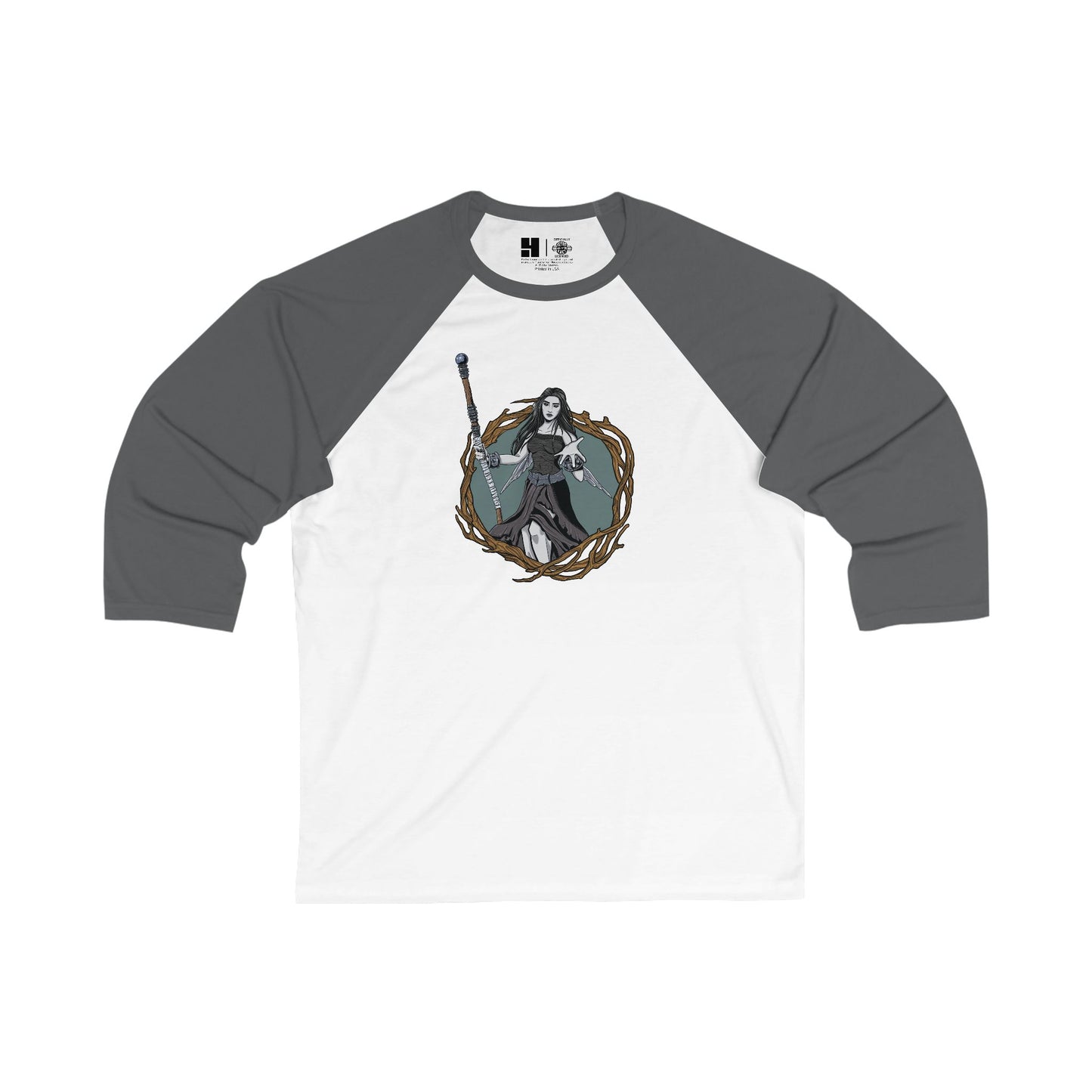 LegionsCon Nymph | Mythic Legions | 3\4 Sleeve Baseball T-Shirt