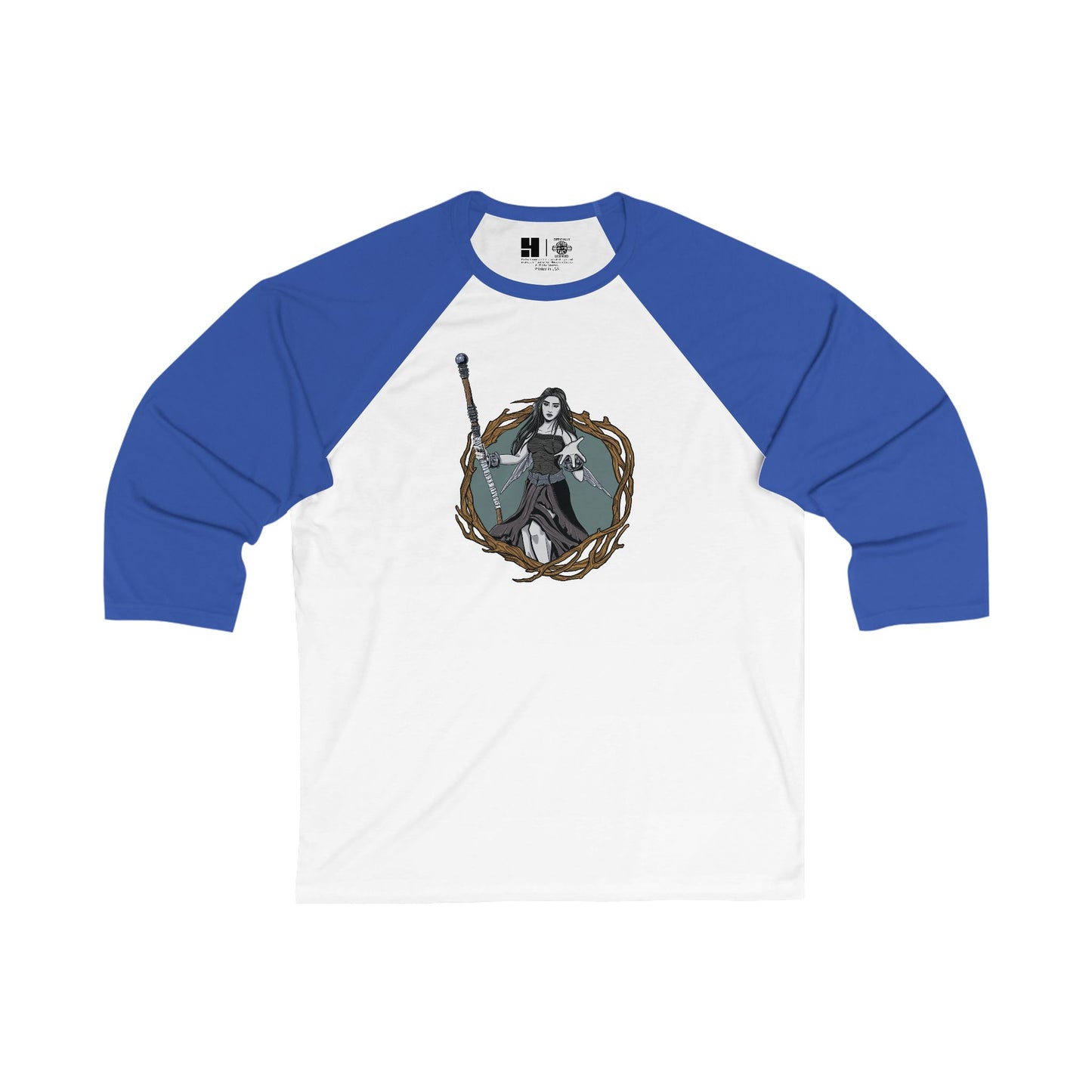 LegionsCon Nymph | Mythic Legions | 3\4 Sleeve Baseball T-Shirt