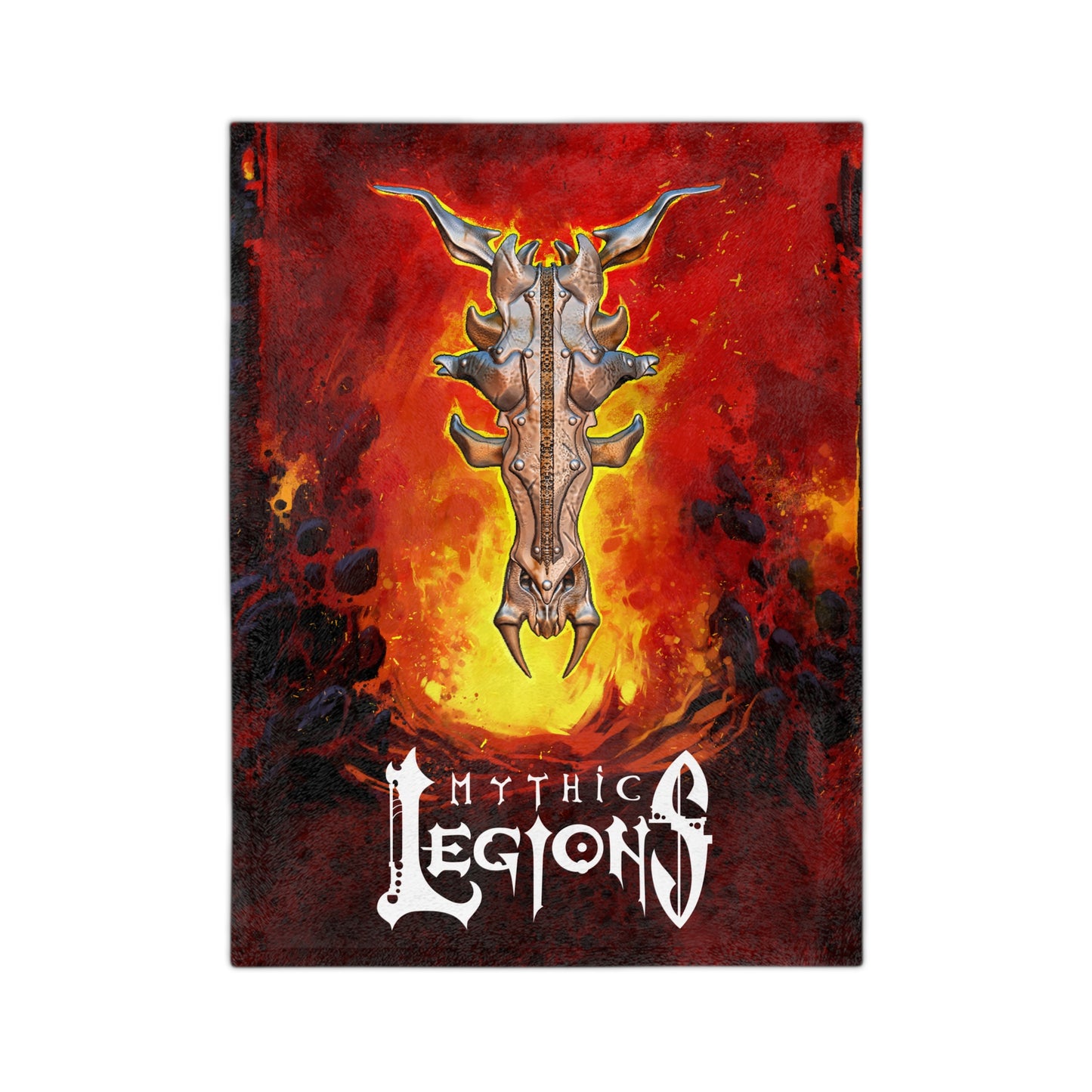 Equaddron Box Art | Mythic Legions | Velveteen Microfiber Blanket