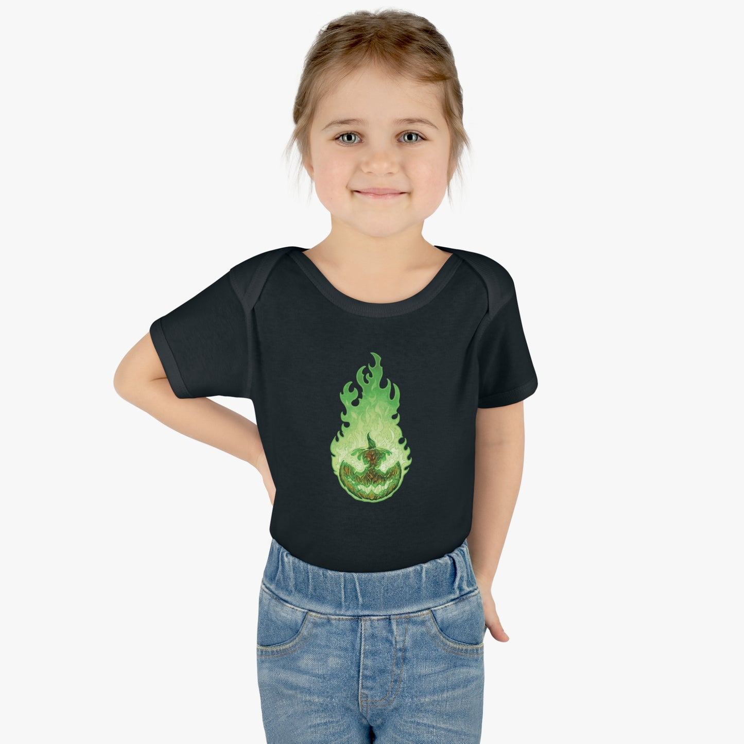 Headless Horseman, The | Green | Figura Obscura | Baby Bodysuit