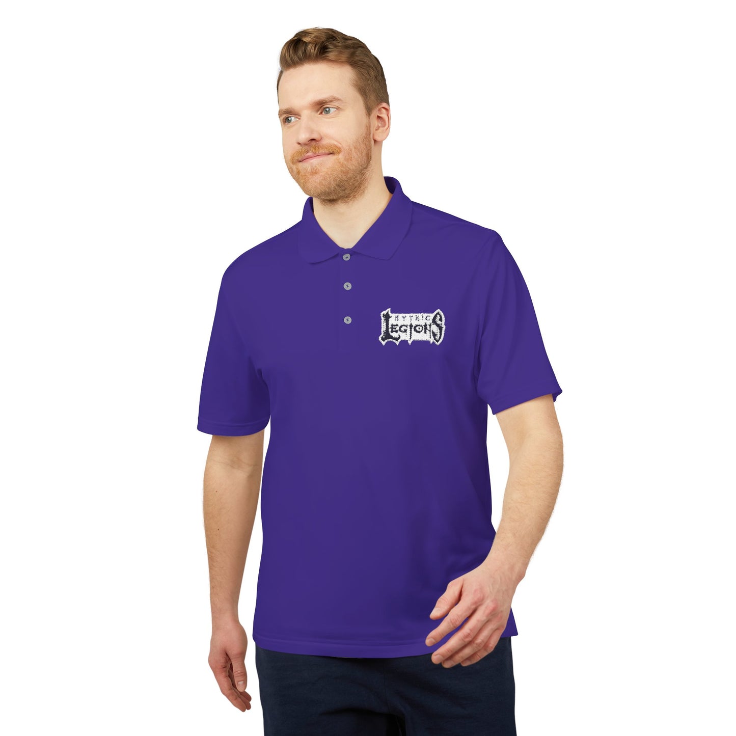 Embroidered Adidas Performance Polo | Mythic Legions OG Logo