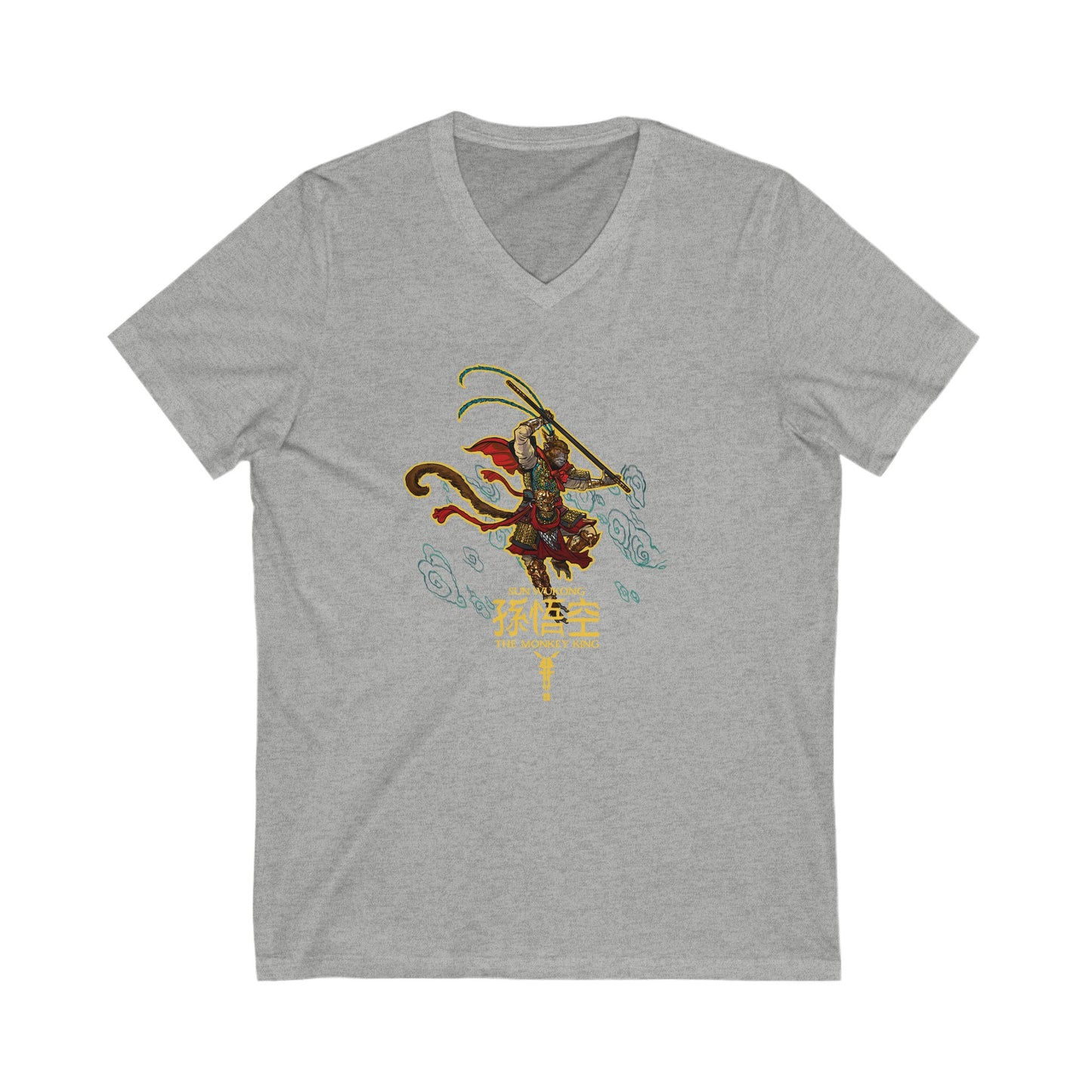 Monkey King, The v1 | Figura Obscura | V-Neck T-Shirt