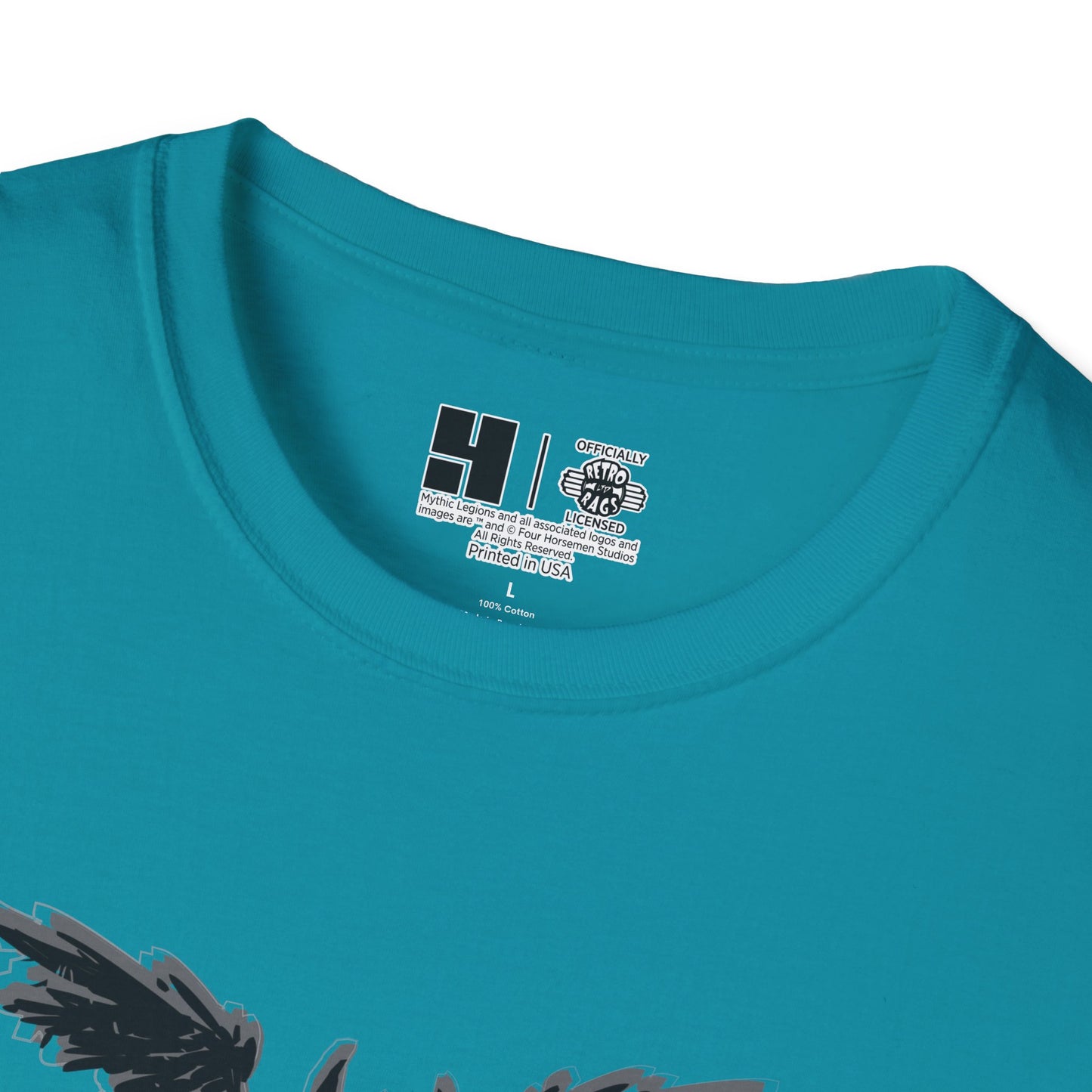 4H | Wing | Skull Logo | w_ Logo | Mythic Legions | Soft T-Shirt