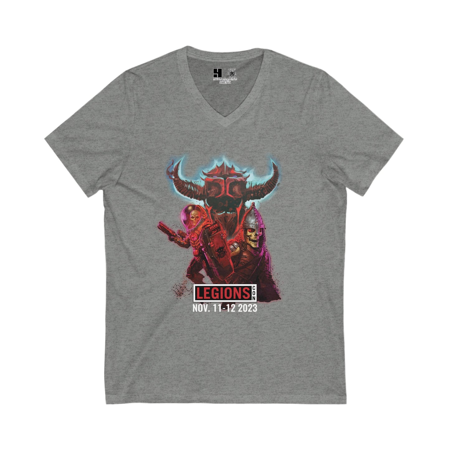 Wal-torr the Mad & Vorgus | LegionsCon | Cosmic & Mythic Legions | V-Neck T-Shirt