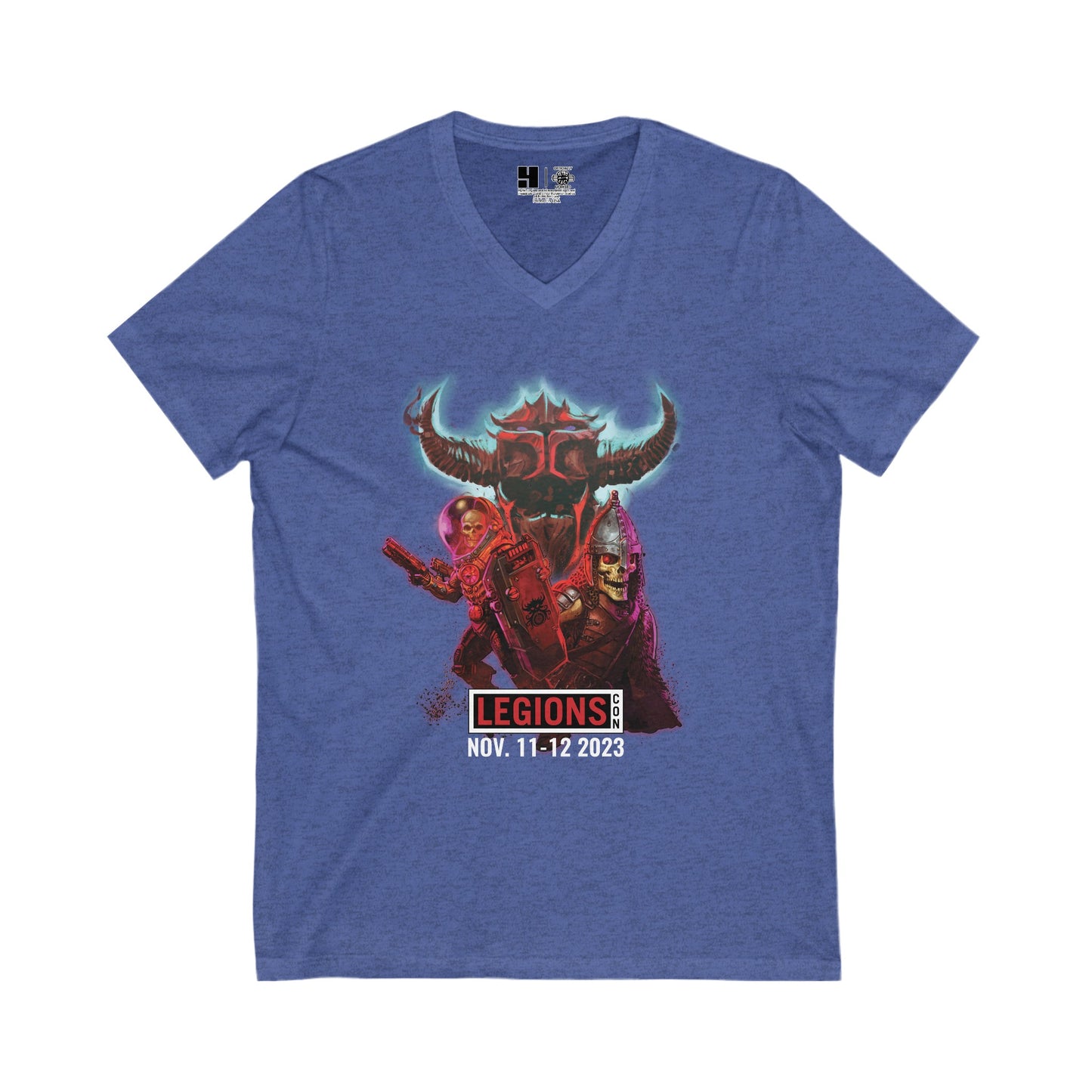 Wal-torr the Mad & Vorgus | LegionsCon | Cosmic & Mythic Legions | V-Neck T-Shirt