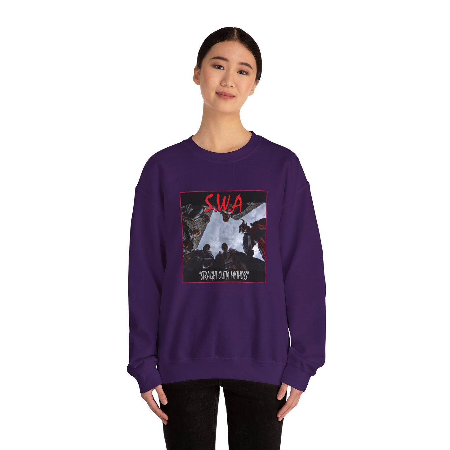 Straight Outta Mythoss | Album Homage | Mythic Legions | Sweatshirt