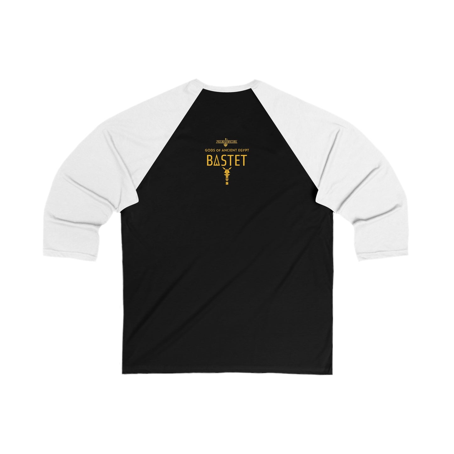 Bastet | Figura Obscura | 3\4 Sleeve Baseball T-Shirt