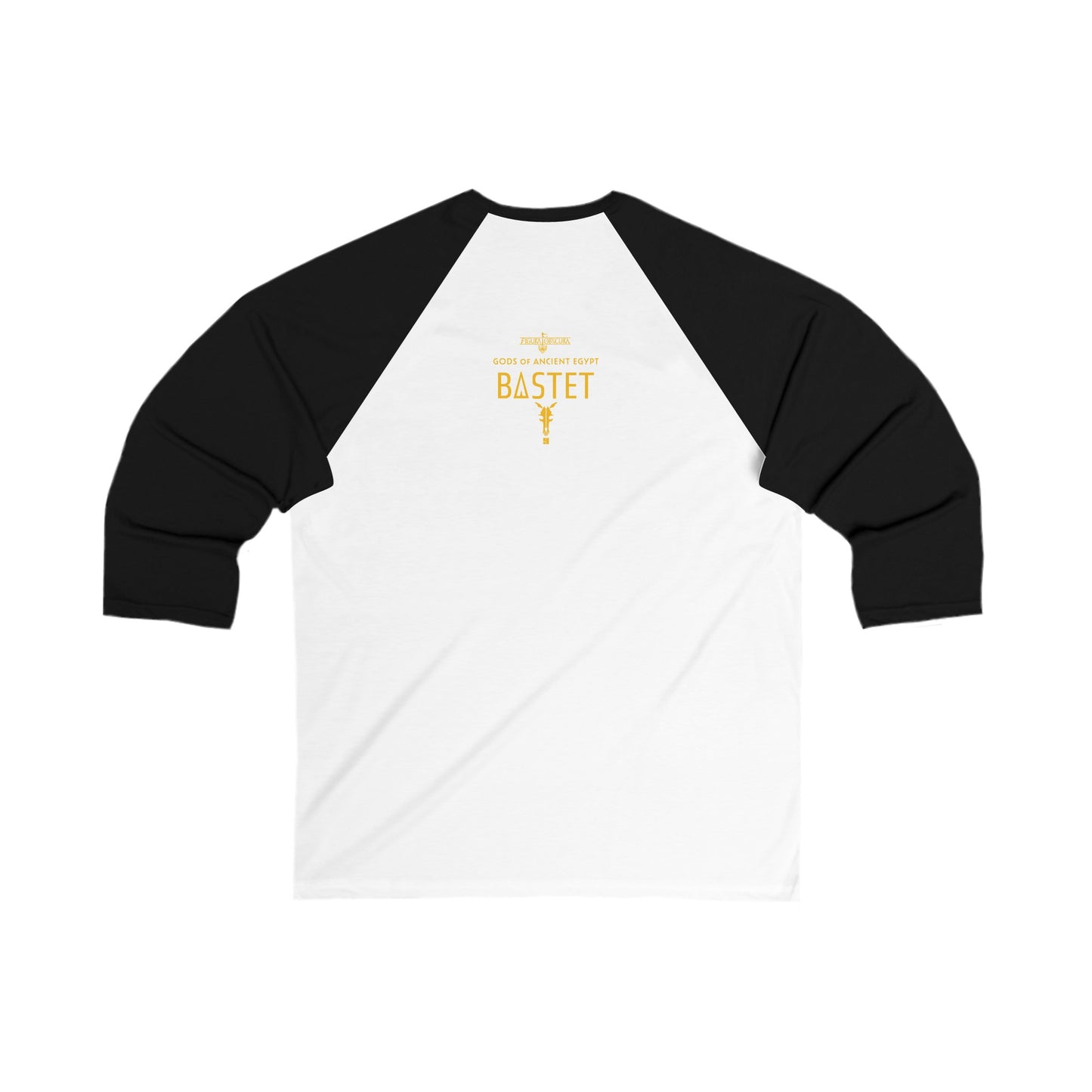 Bastet | Figura Obscura | 3\4 Sleeve Baseball T-Shirt
