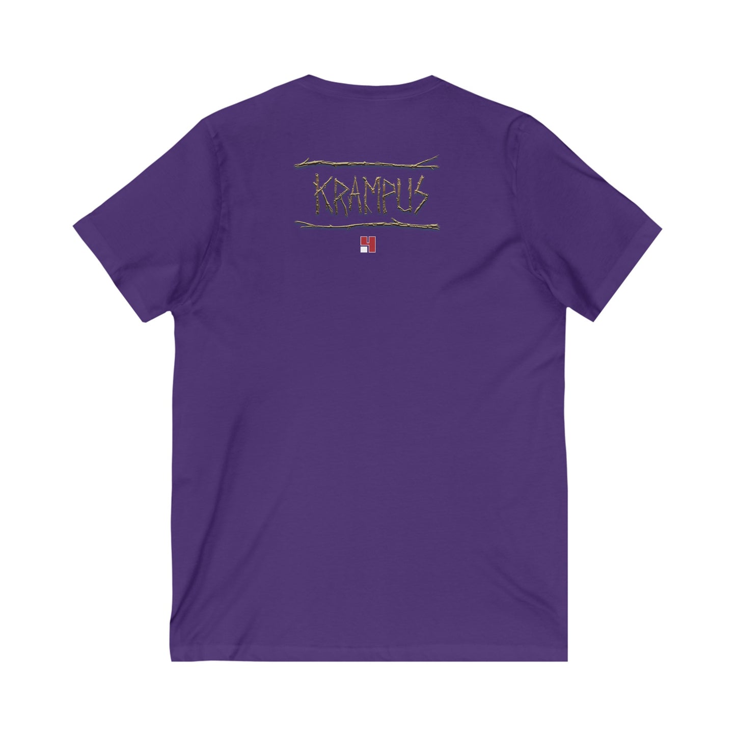 Krampus v2 Red | Figura Obscura | V-Neck T-Shirt