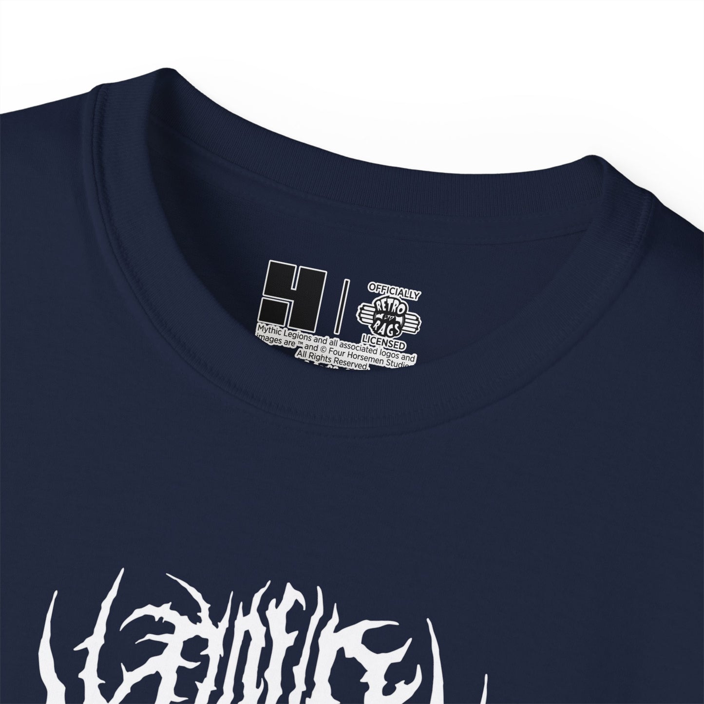 4H Metal Logo White | Mythic Legions | Standard T-Shirt