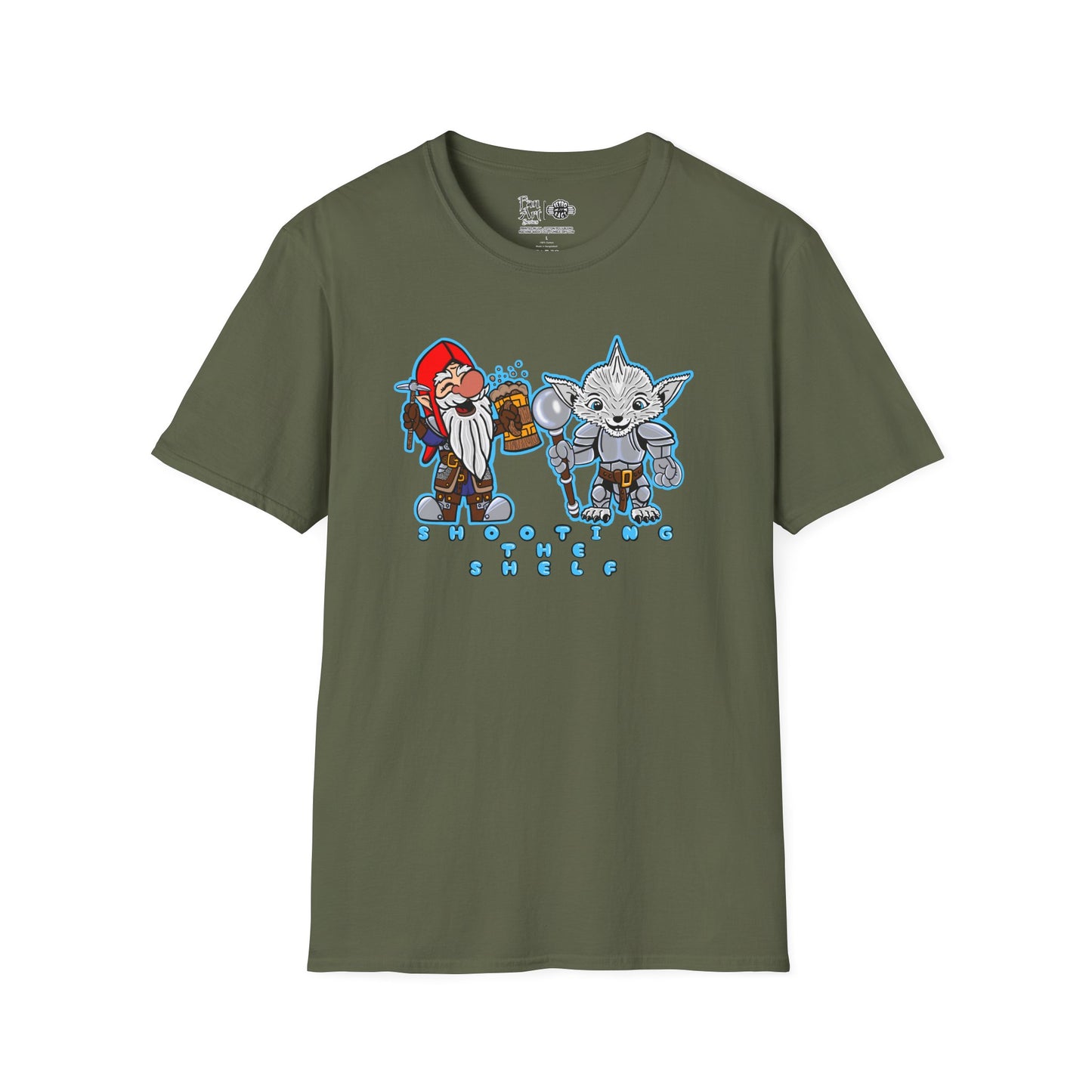 Shooting the Shelf | Mythic Legions | Fan Art | Soft T-Shirt
