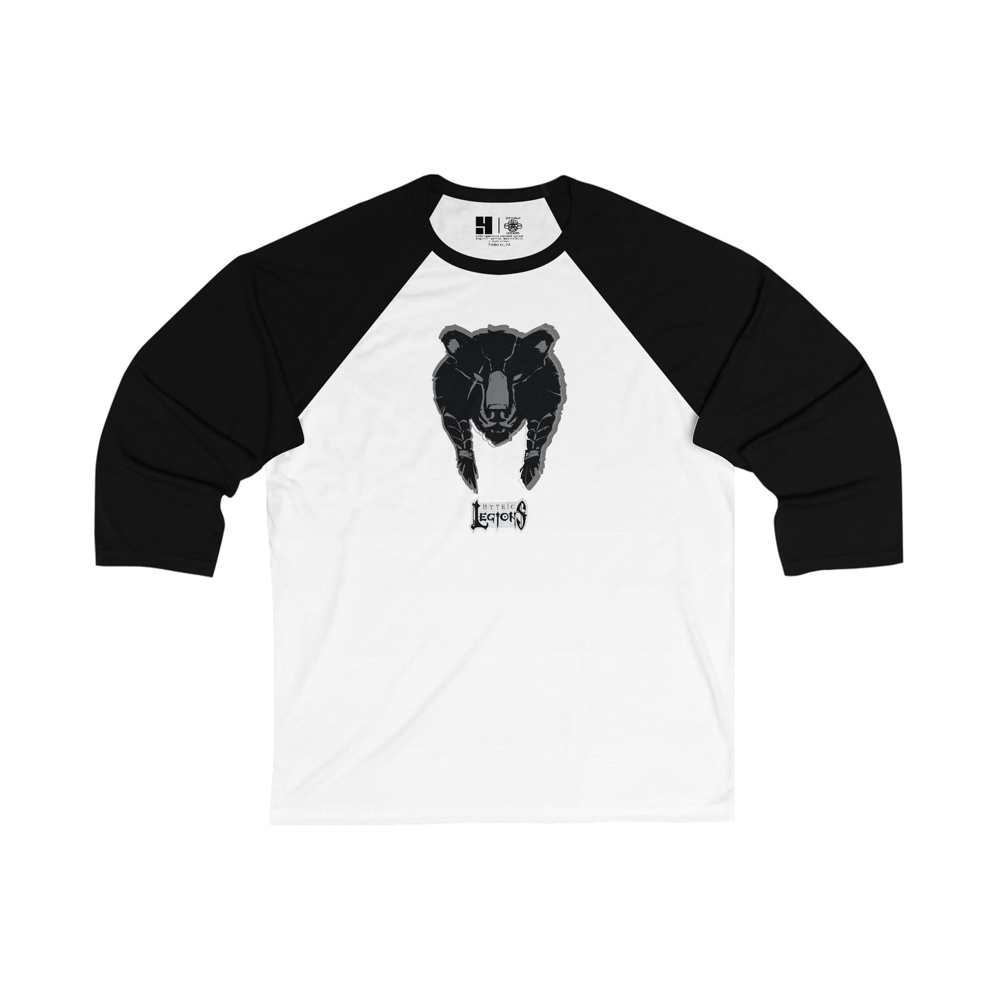 House of the Noble Bear, The | Mythic Legions | 3\4 Sleeve Baseball T-Shirt