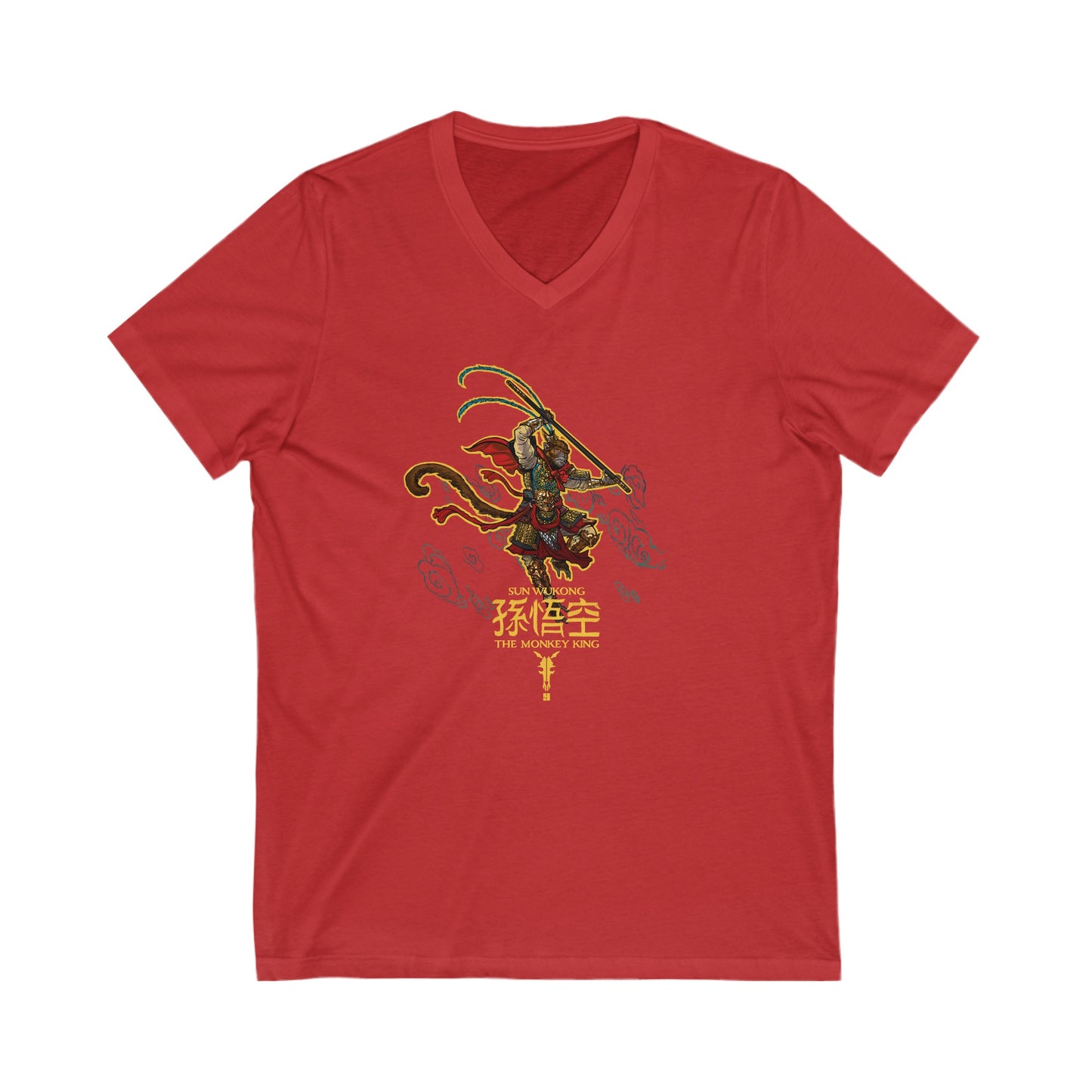 Monkey King, The v1 | Figura Obscura | V-Neck T-Shirt