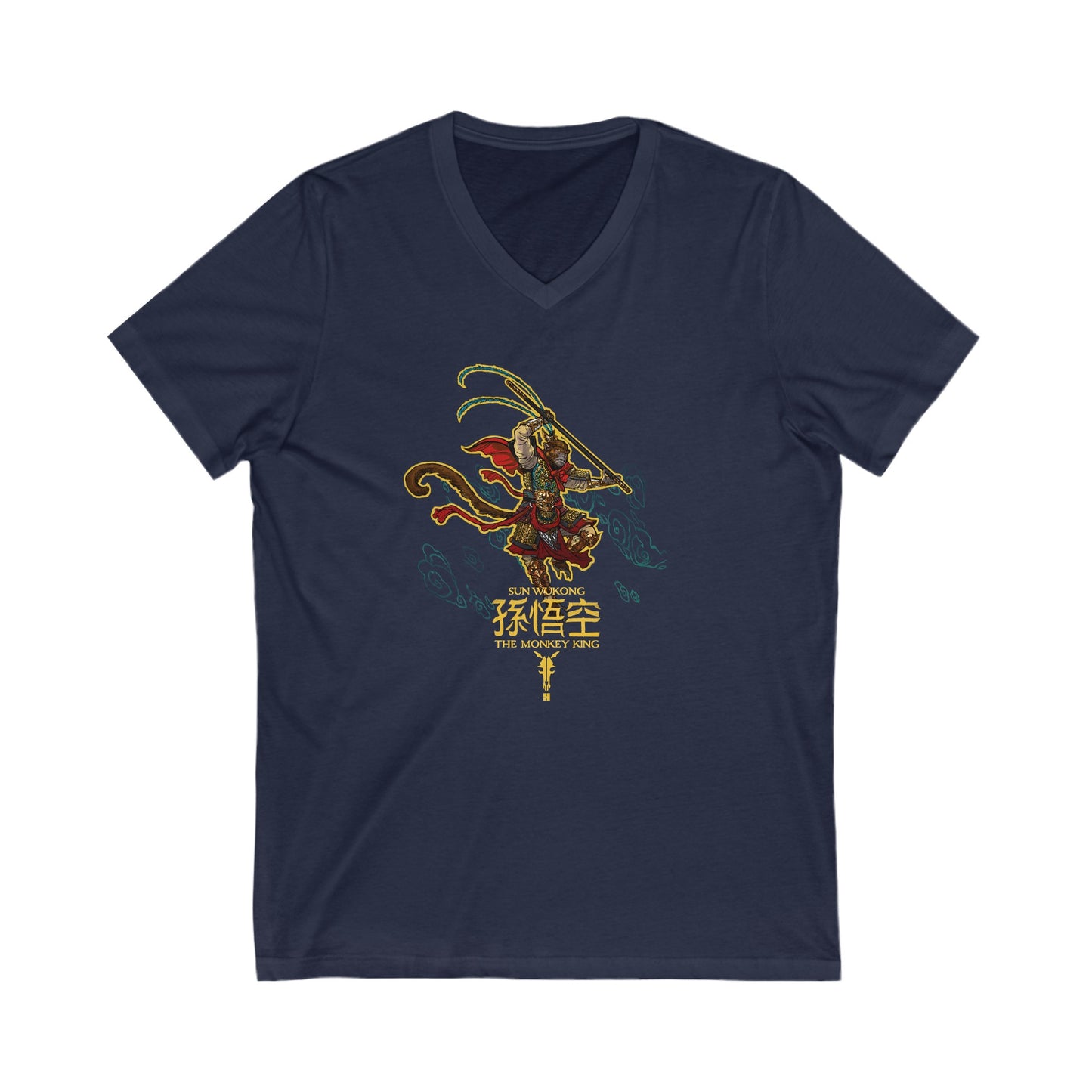 Monkey King, The v1 | Figura Obscura | V-Neck T-Shirt