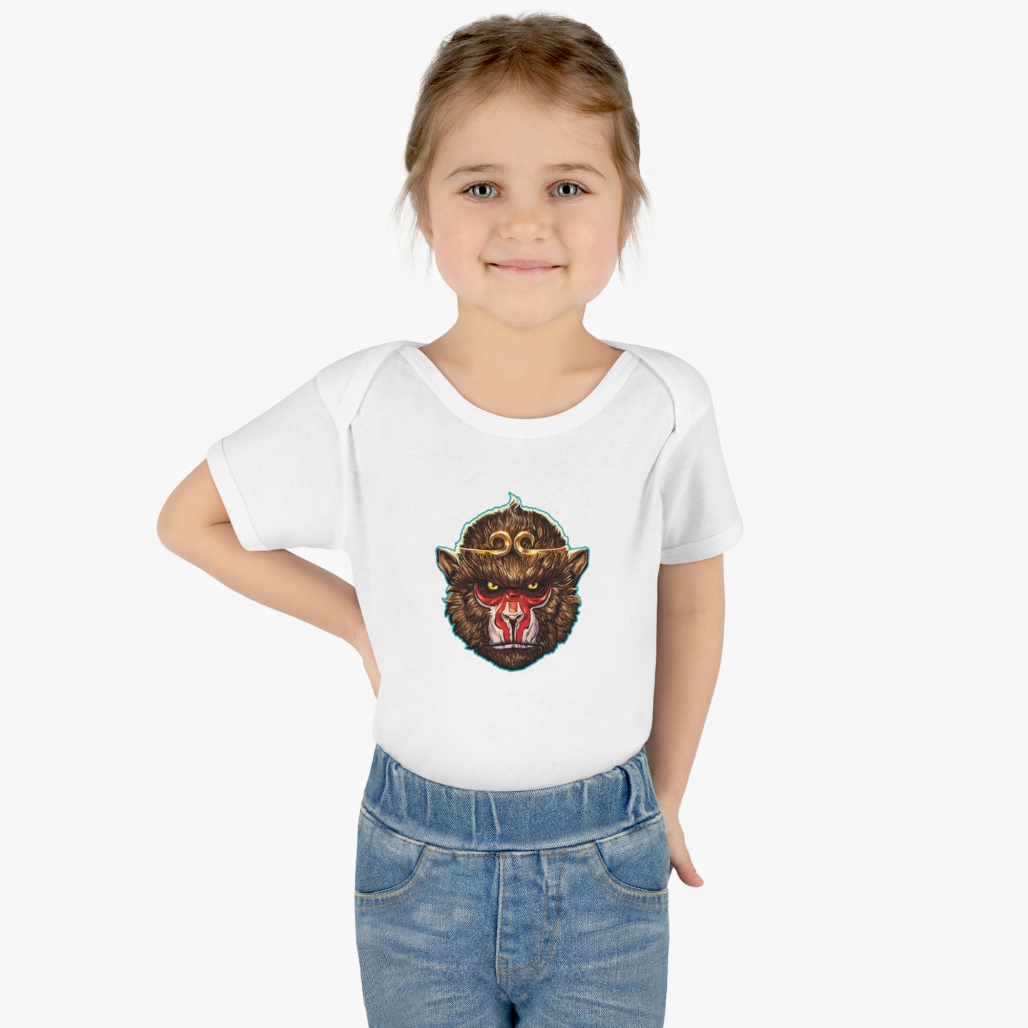Monkey King, The v2 | Figura Obscura | Baby Bodysuit