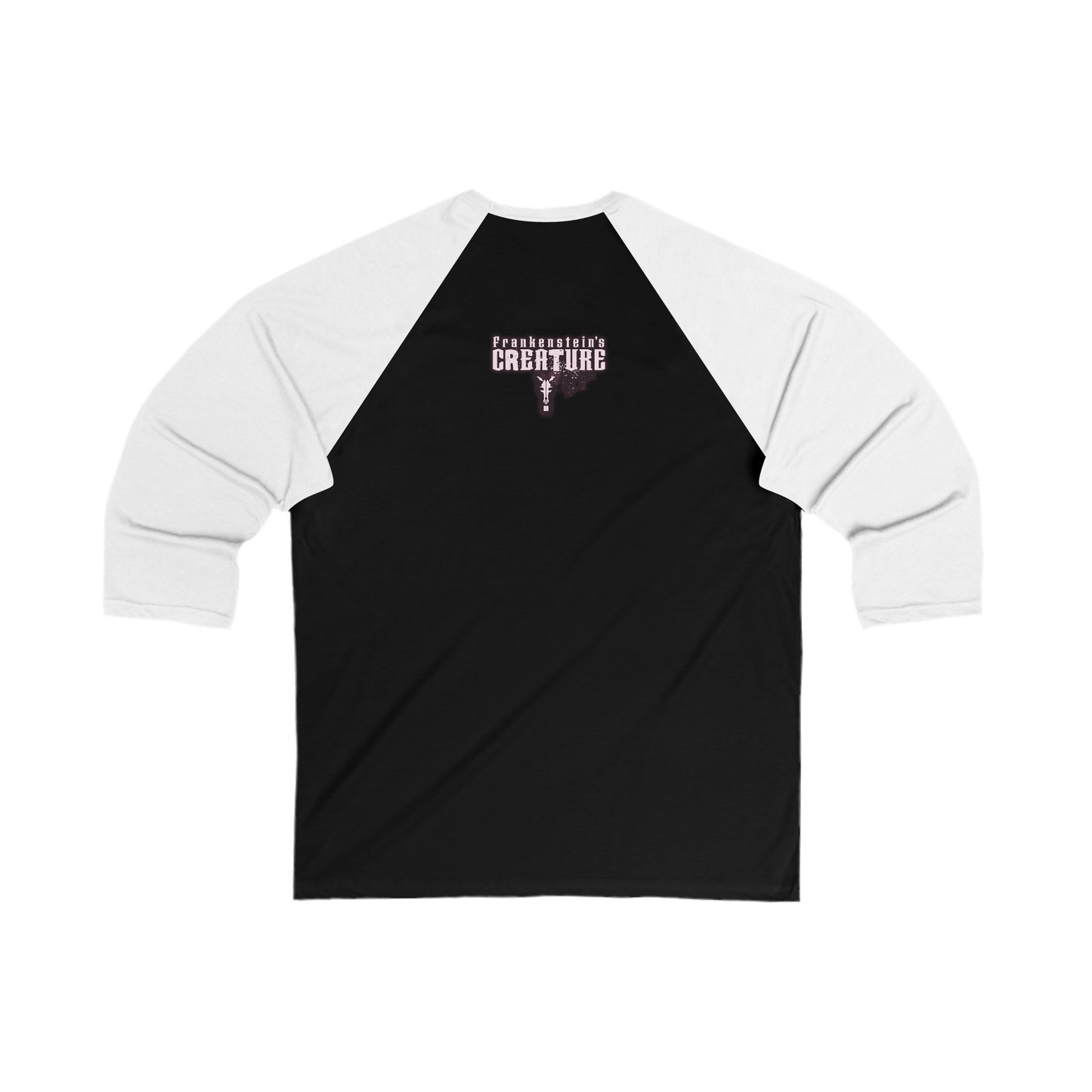 Frankenstein's Creature | Figura Obscura | 3\4 Sleeve Baseball T-Shirt