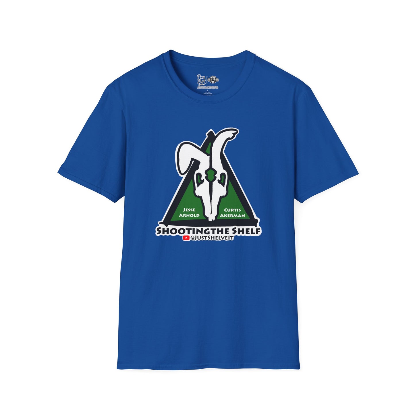 Shooting the Shelf Logo | Mythic Legions | Fan Art | Soft T-Shirt