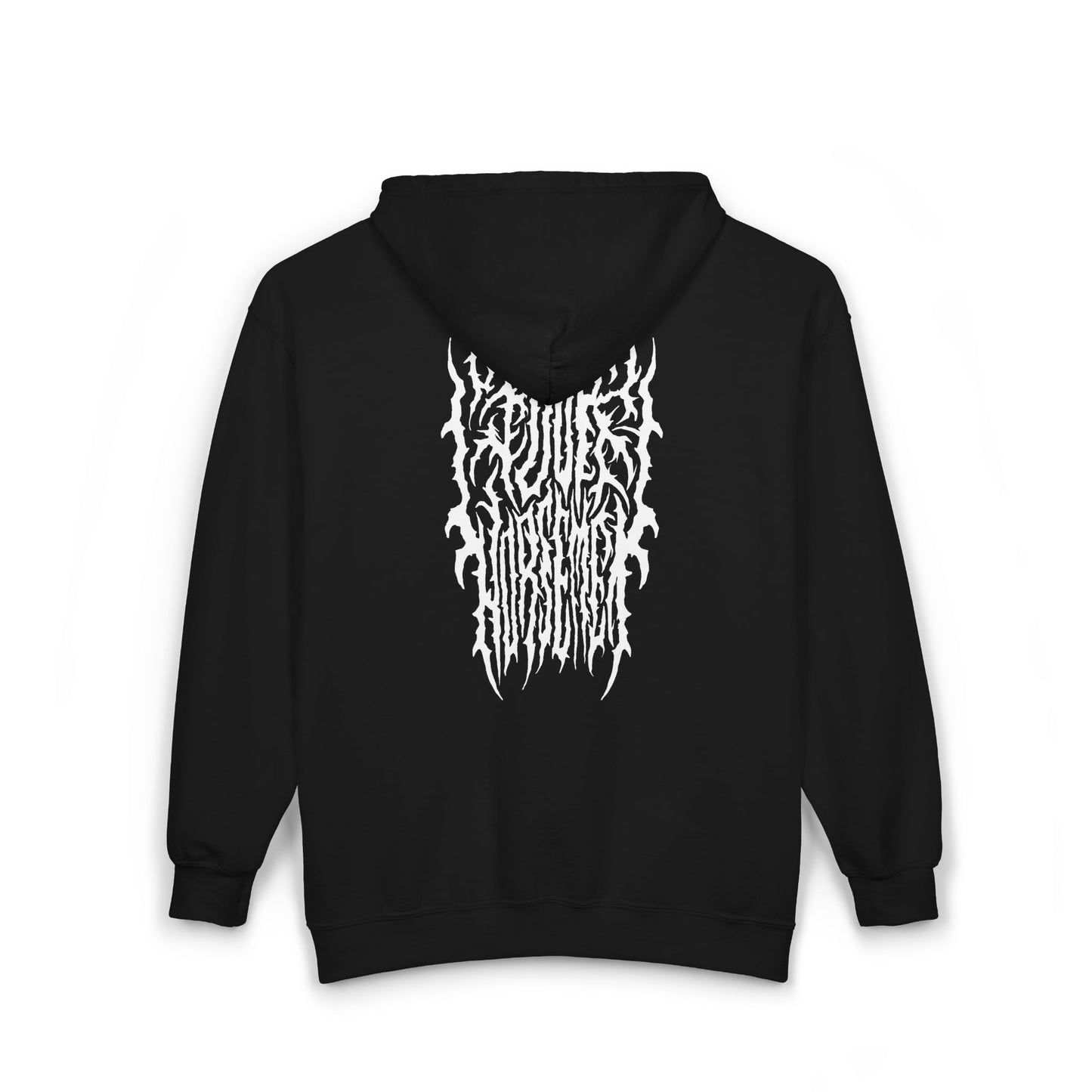 4H Metal Logo White | Mythic Legions | Full Zip Hoodie